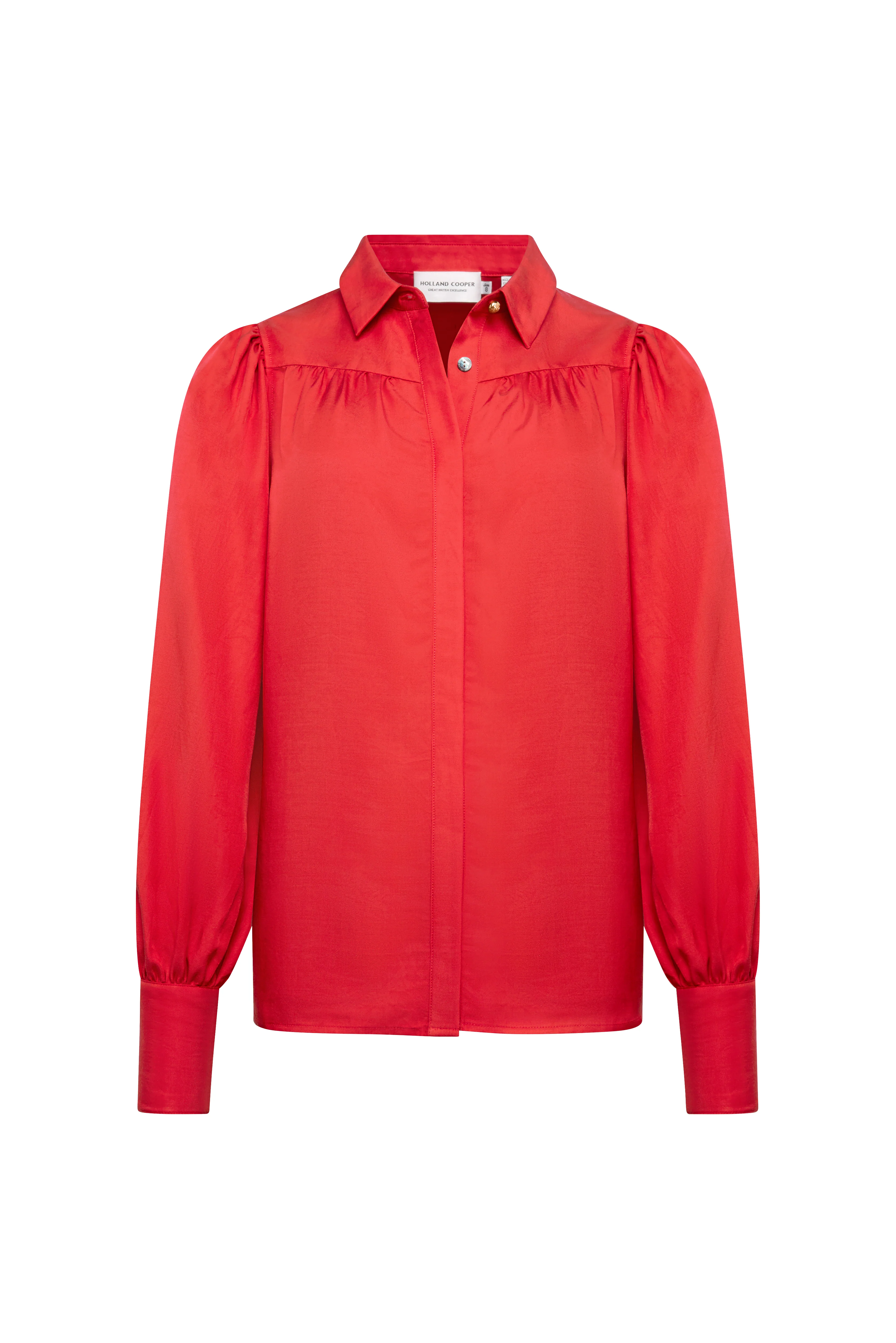 Ada Blouse (Deep Red) - Image 5