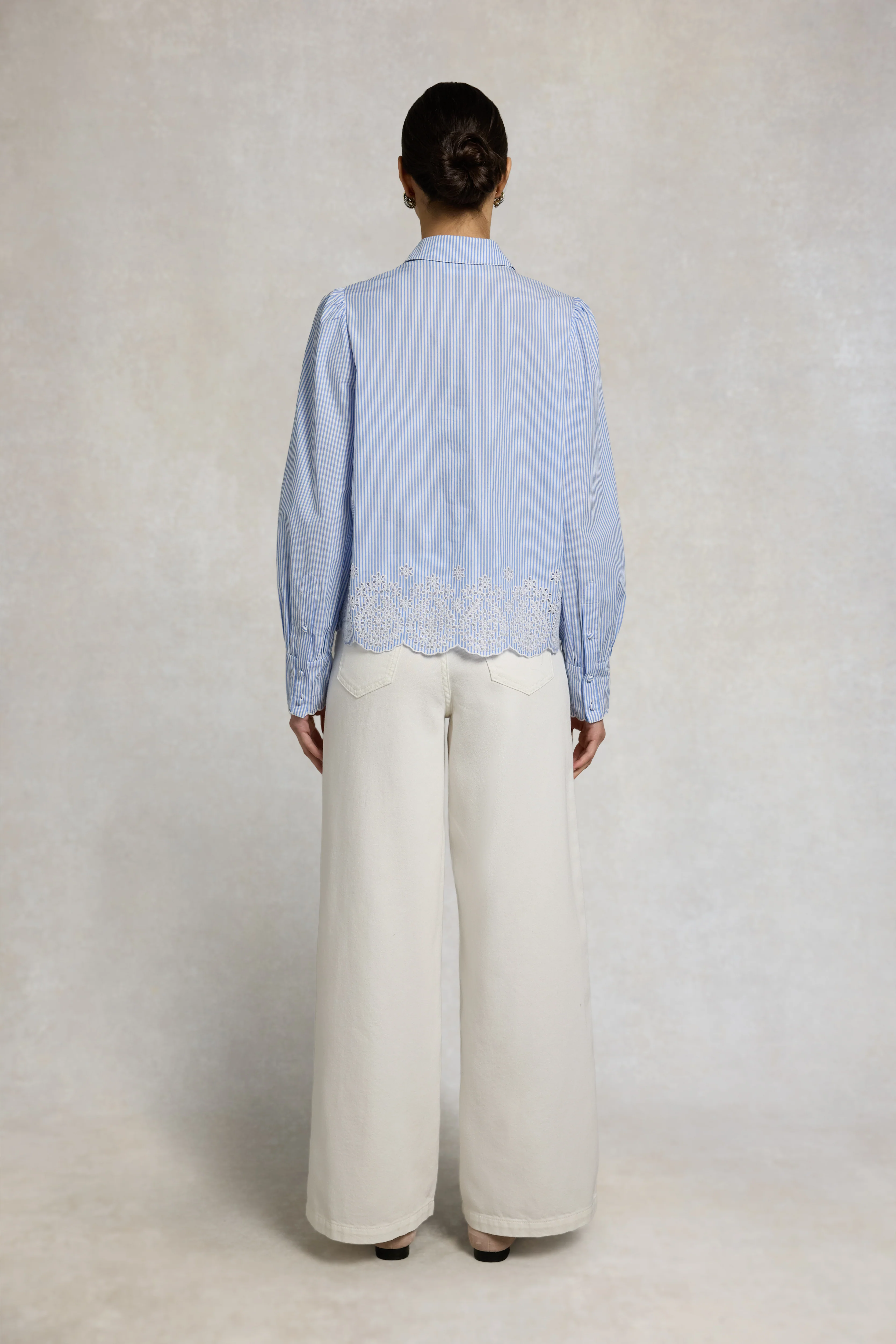 Alice Shirt (Pale Blue Stripe) - Image 5