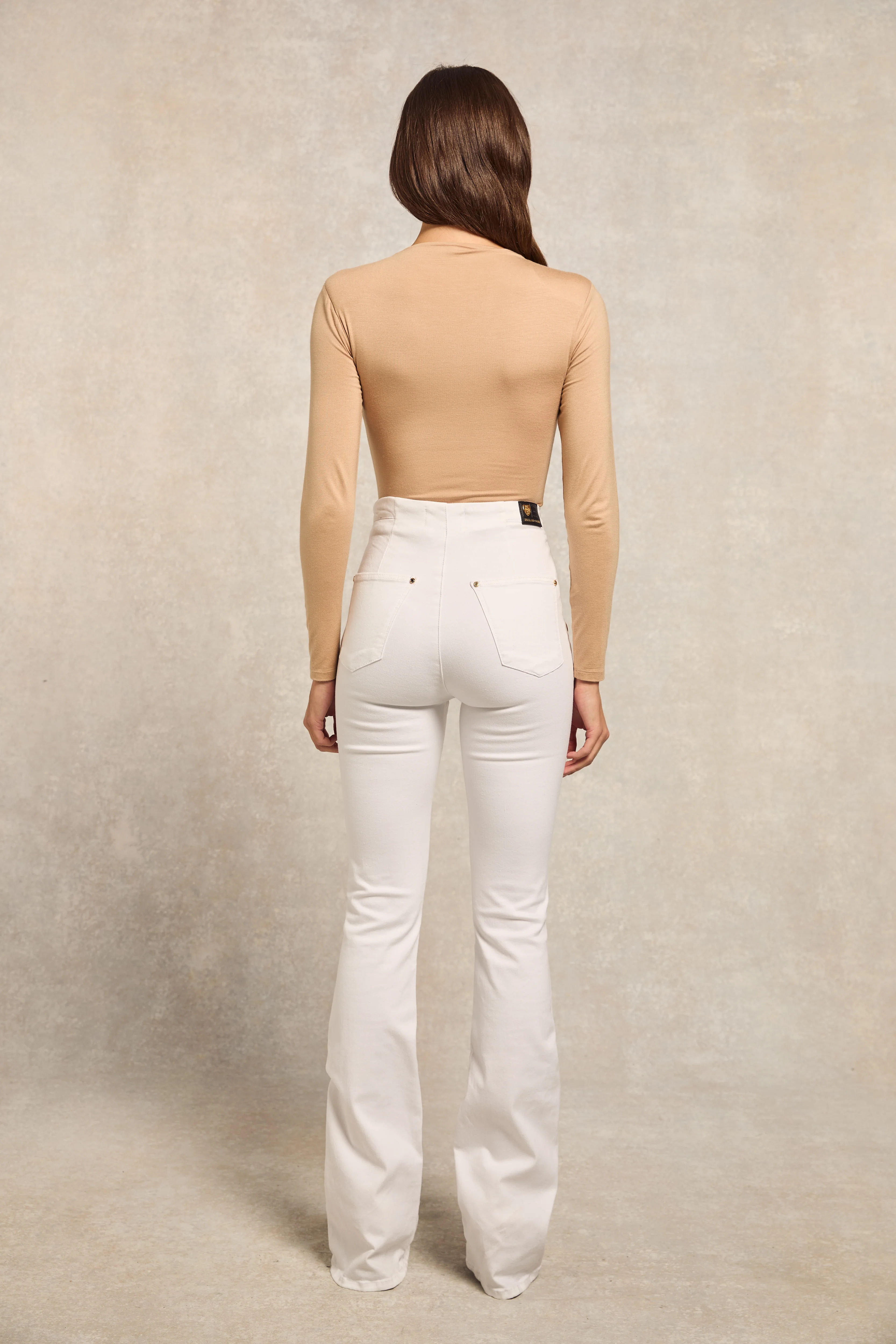 Amoria Flared Jean (White) - Image 2