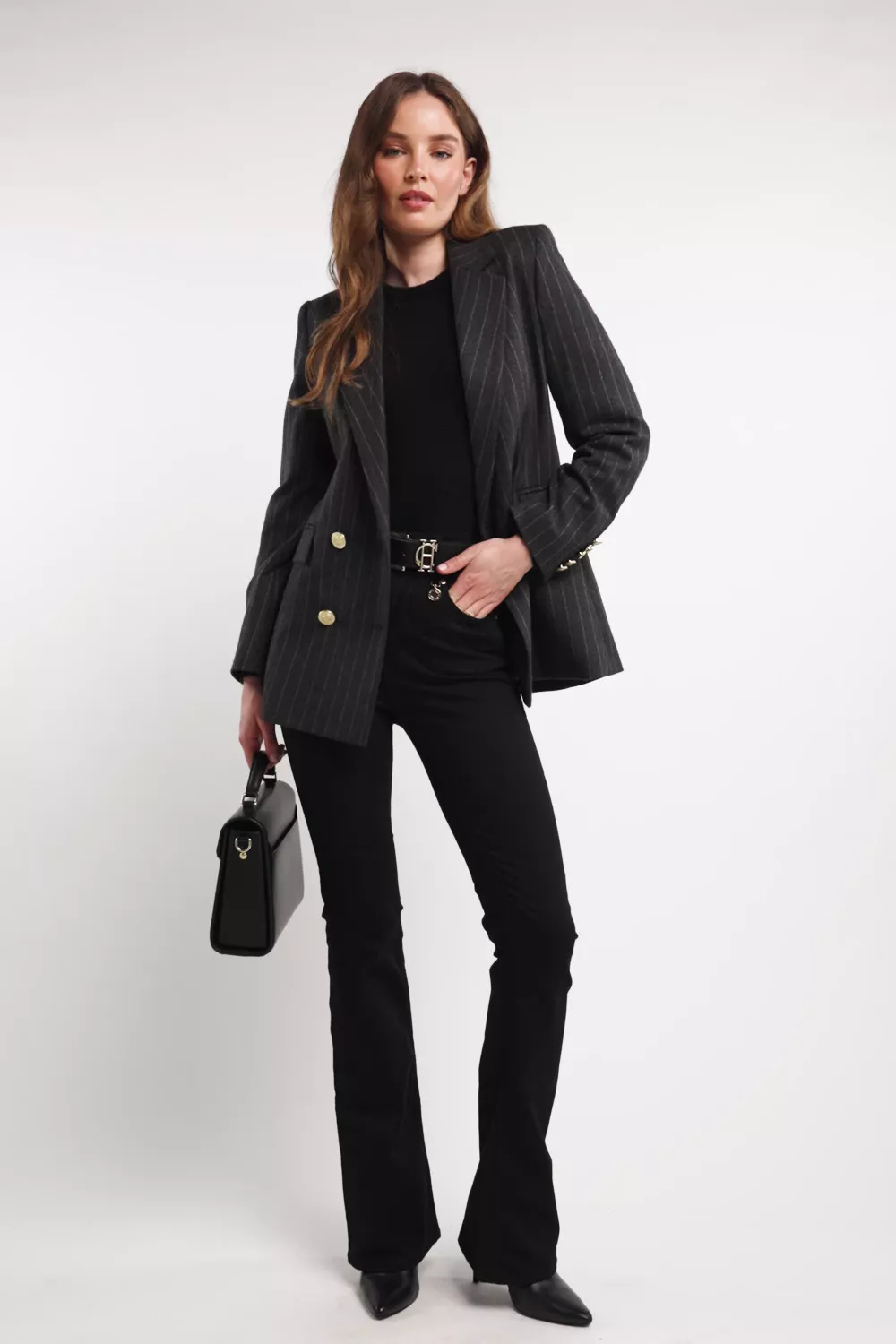 Amy Crew Neck Knit (Black) - Image 5
