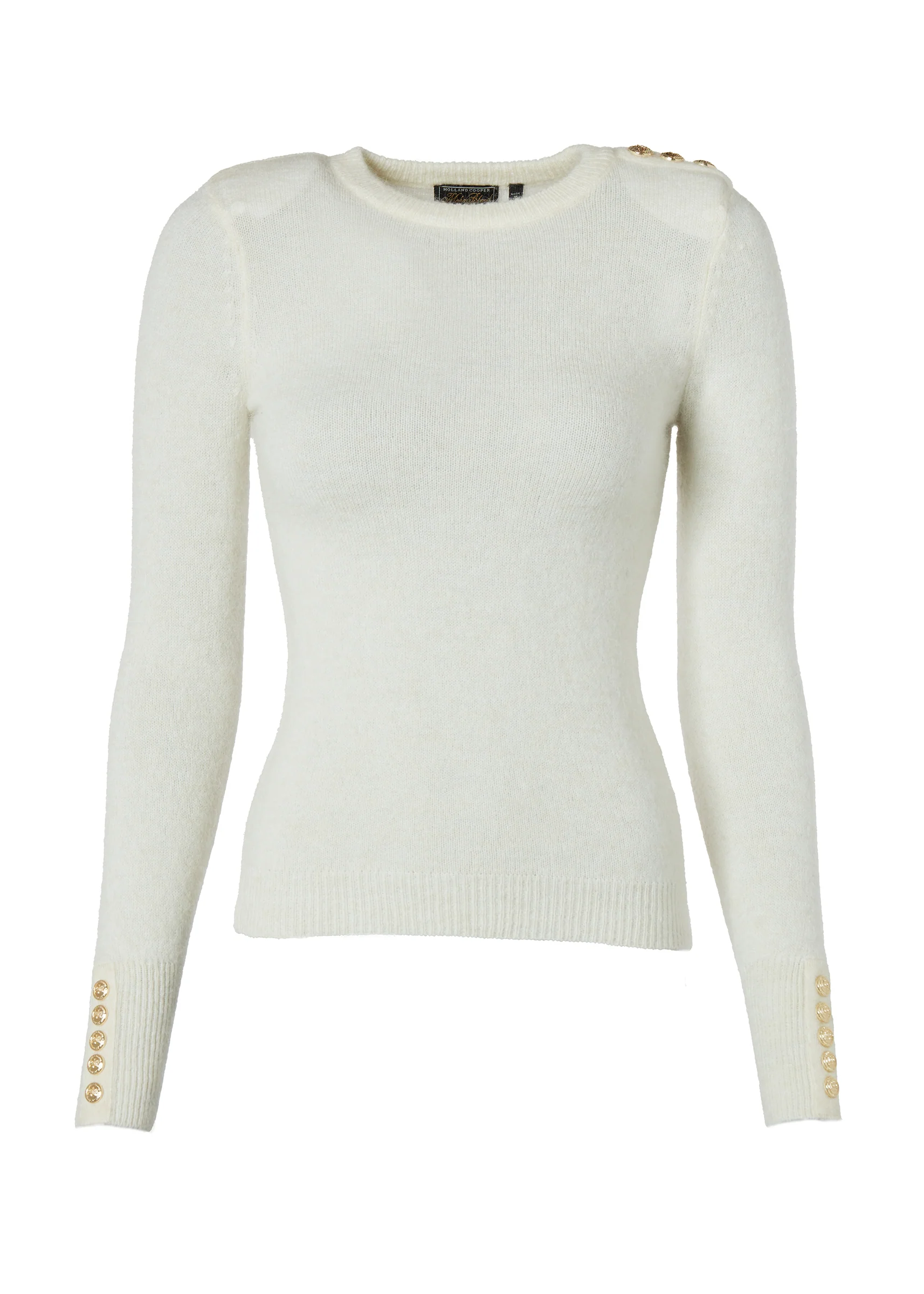 Amy Crew Neck Knit (Natural) - Image 4