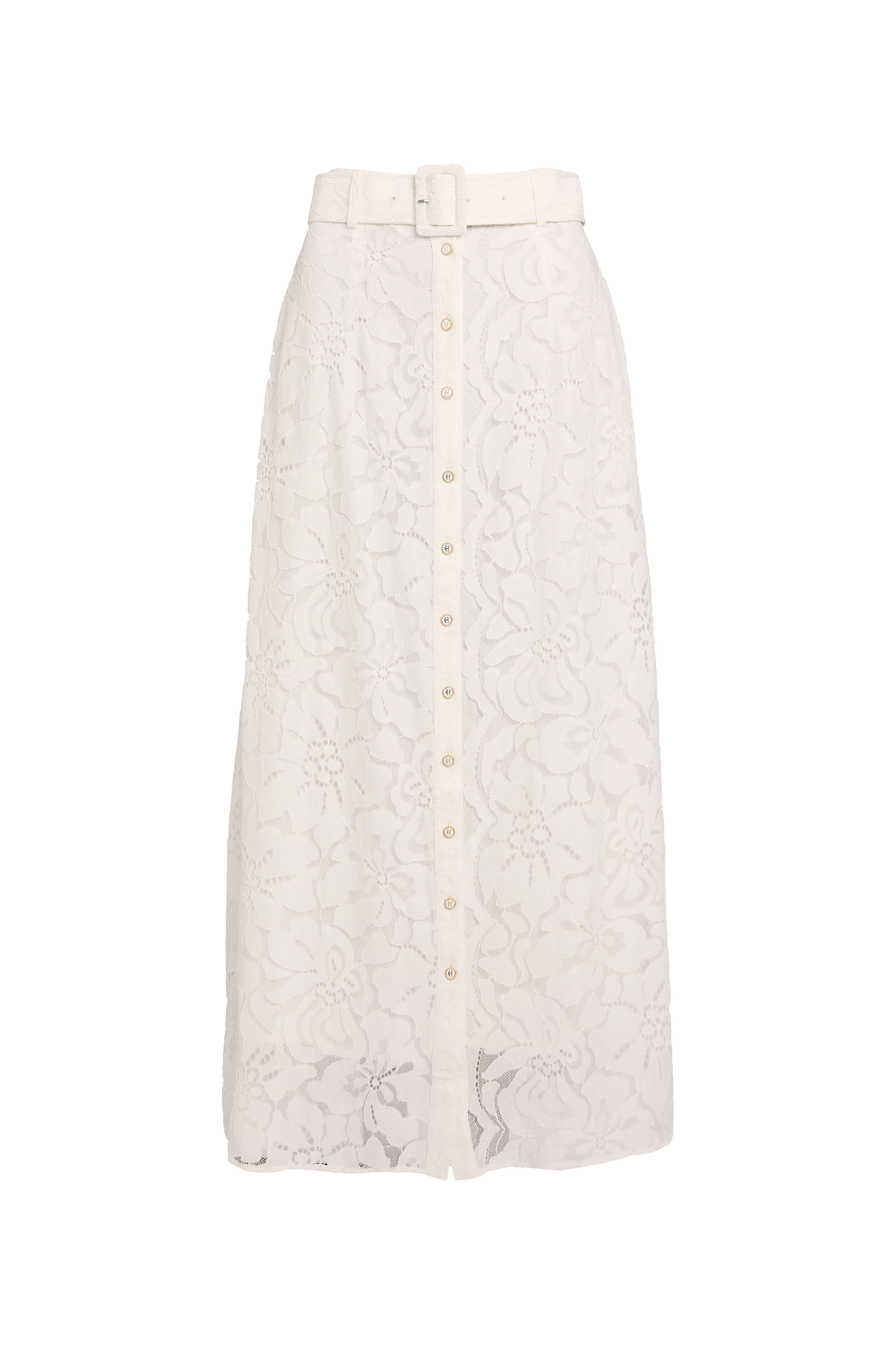 Annabel Lace Skirt (White) - Image 4