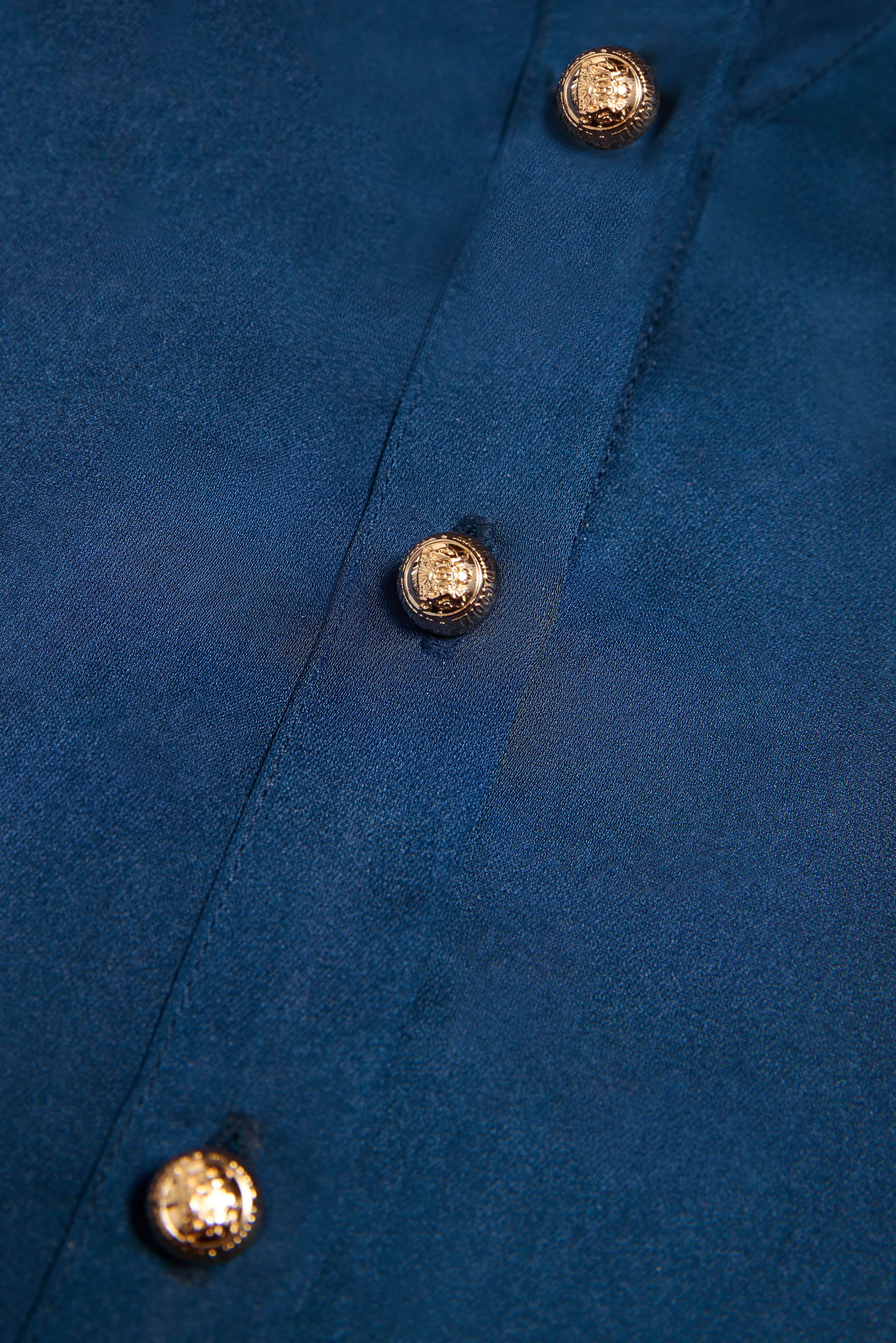Annie V-Neck Shirt (Petrol) - Image 8