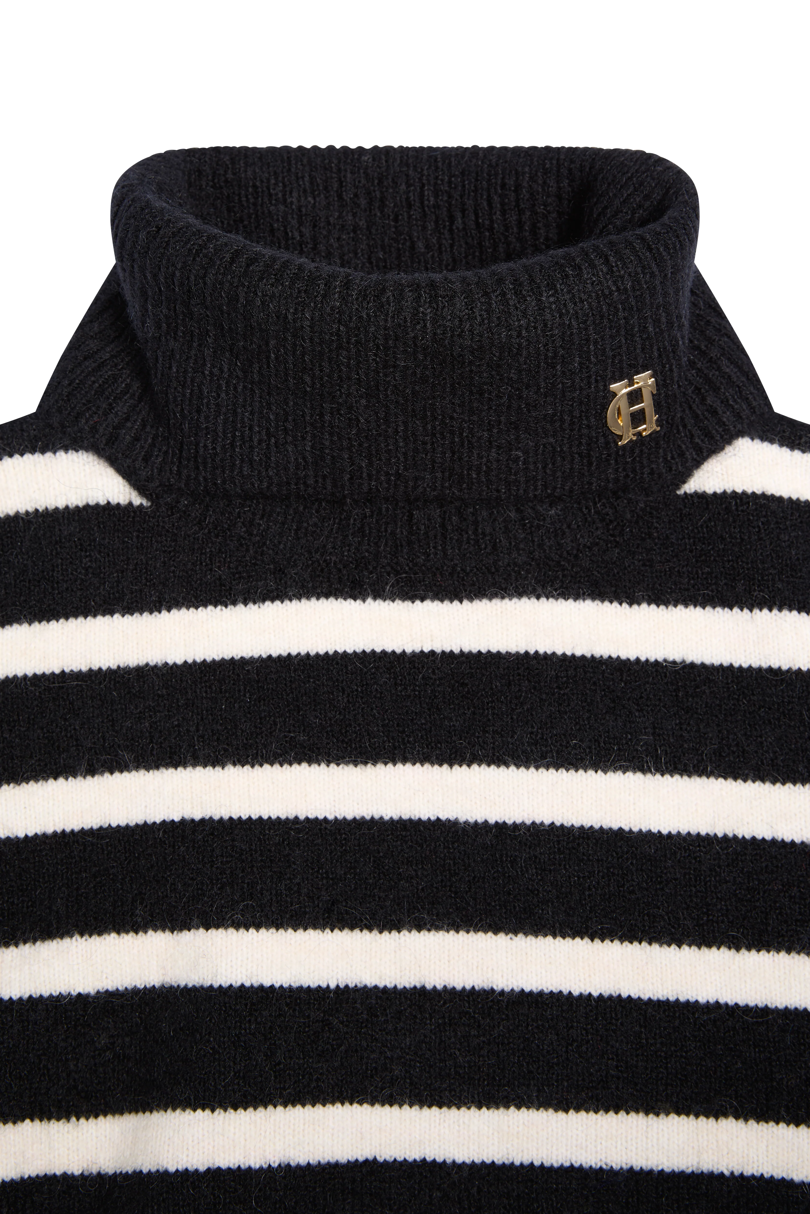 Antonia Roll Neck Knit (Black) - Image 6