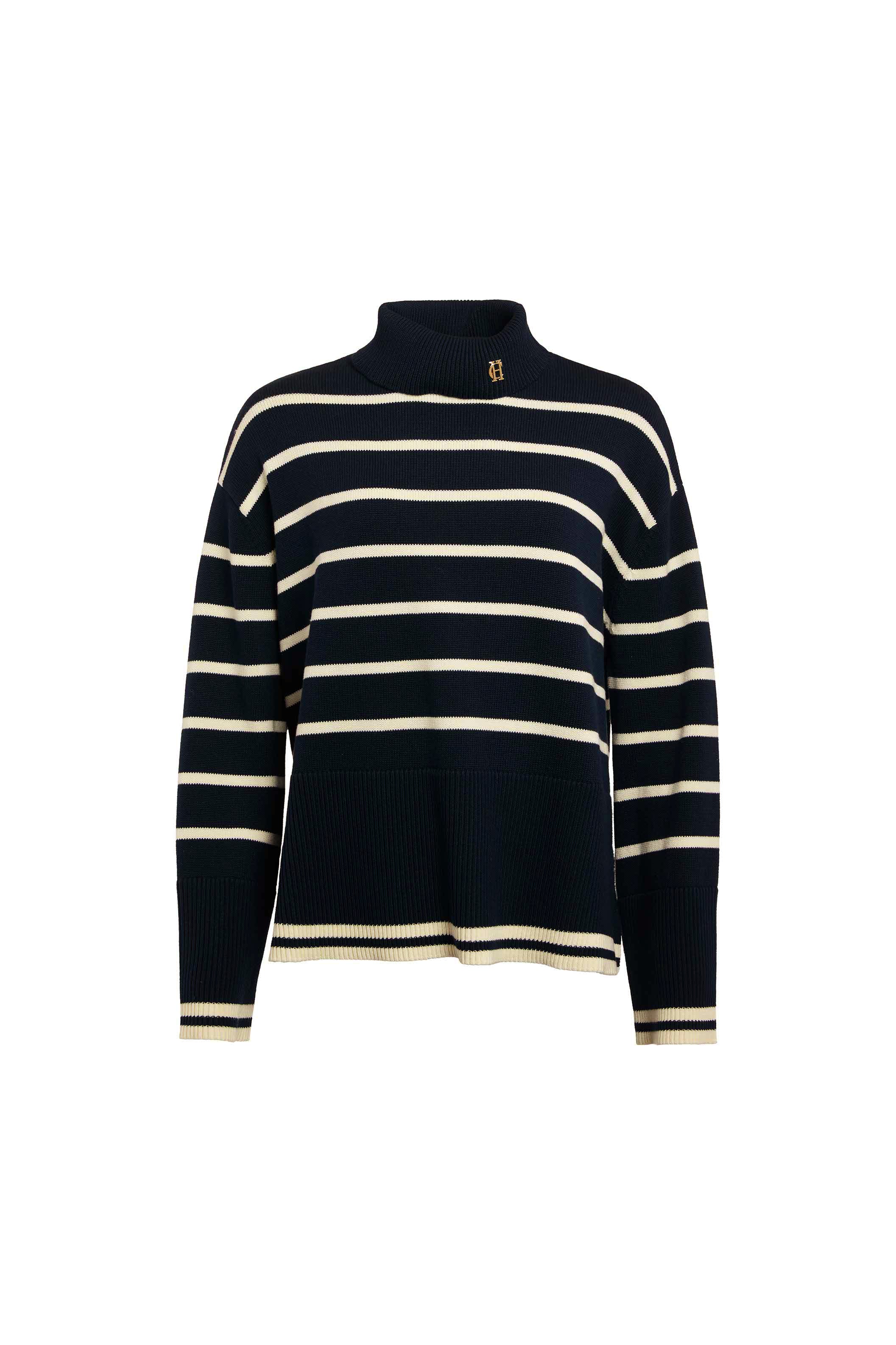 Antonia Roll Neck Knit (Black) - Image 8