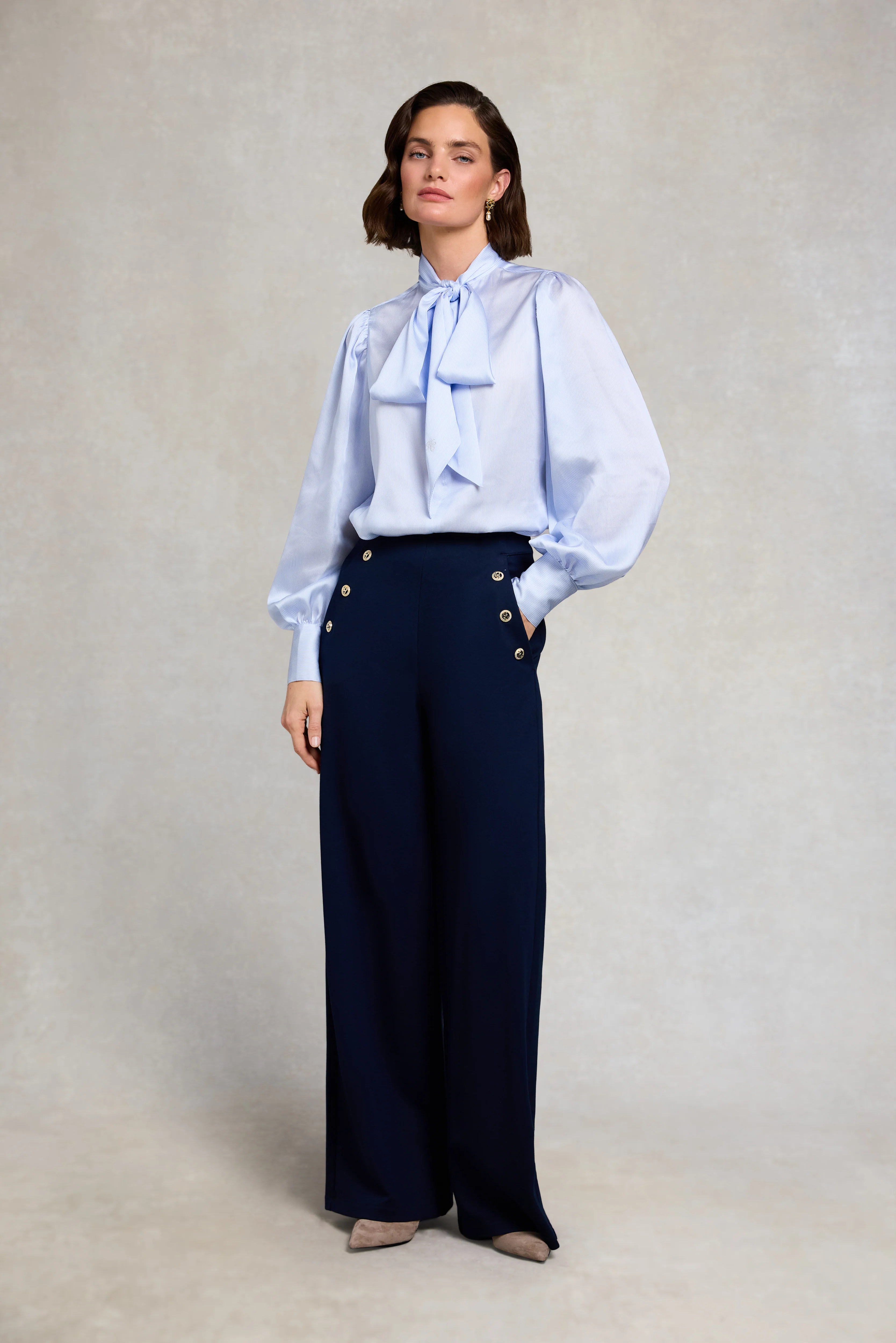 Ariella Blouse (Sky Stripe) - Image 3
