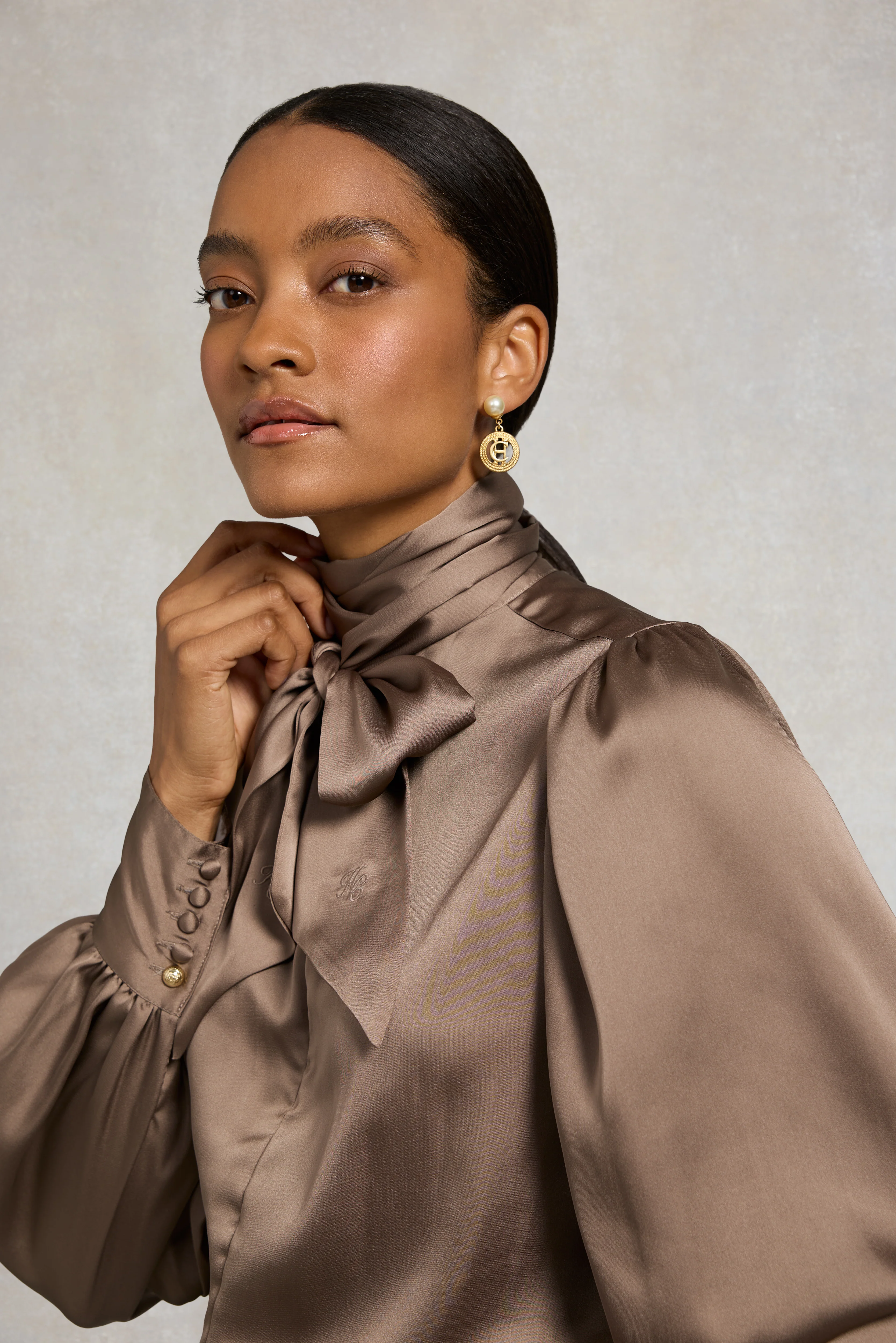 Ariella Blouse (Truffle) - Image 8