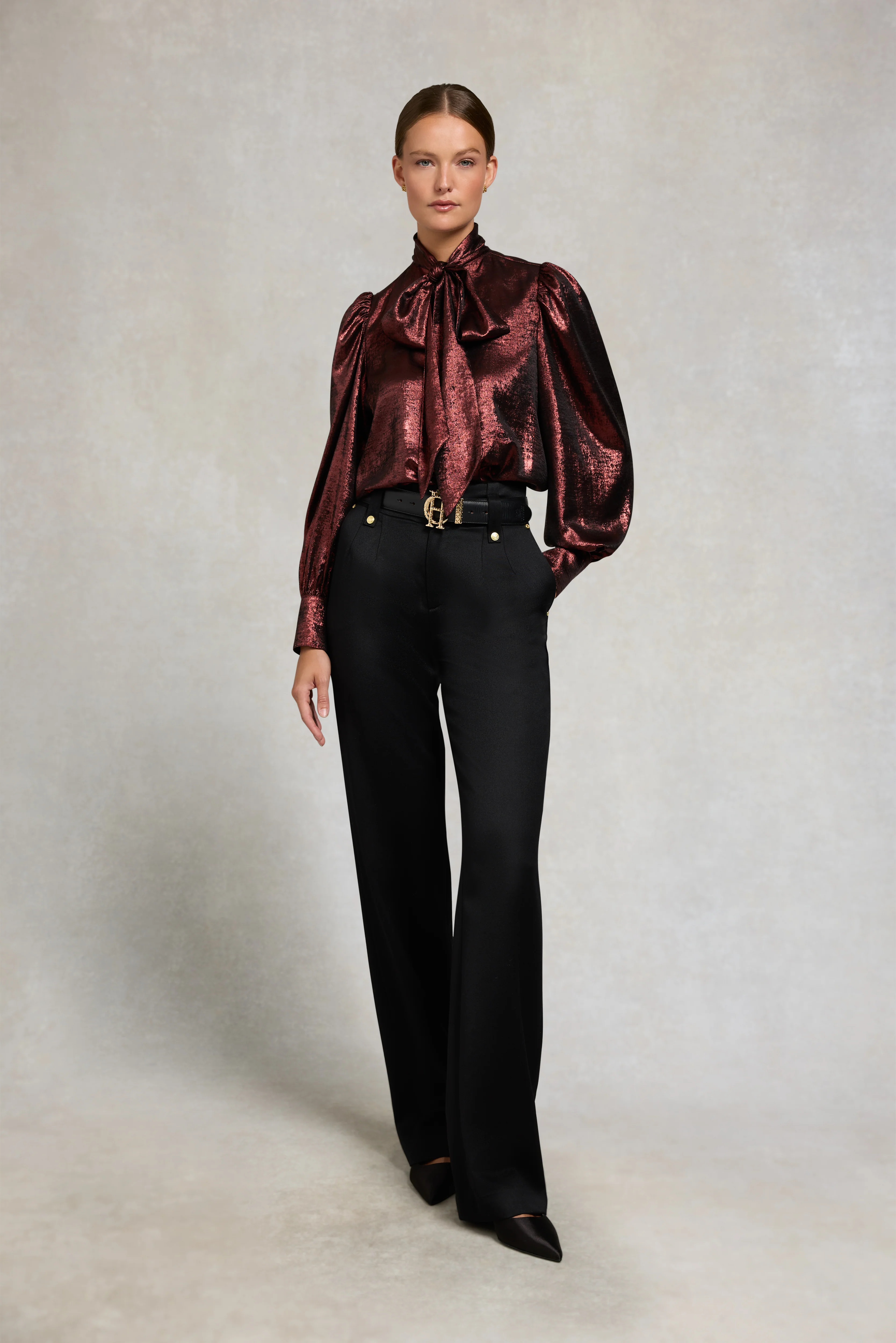 Ariella Sparkle Blouse (Red Sparkle) - Image 5