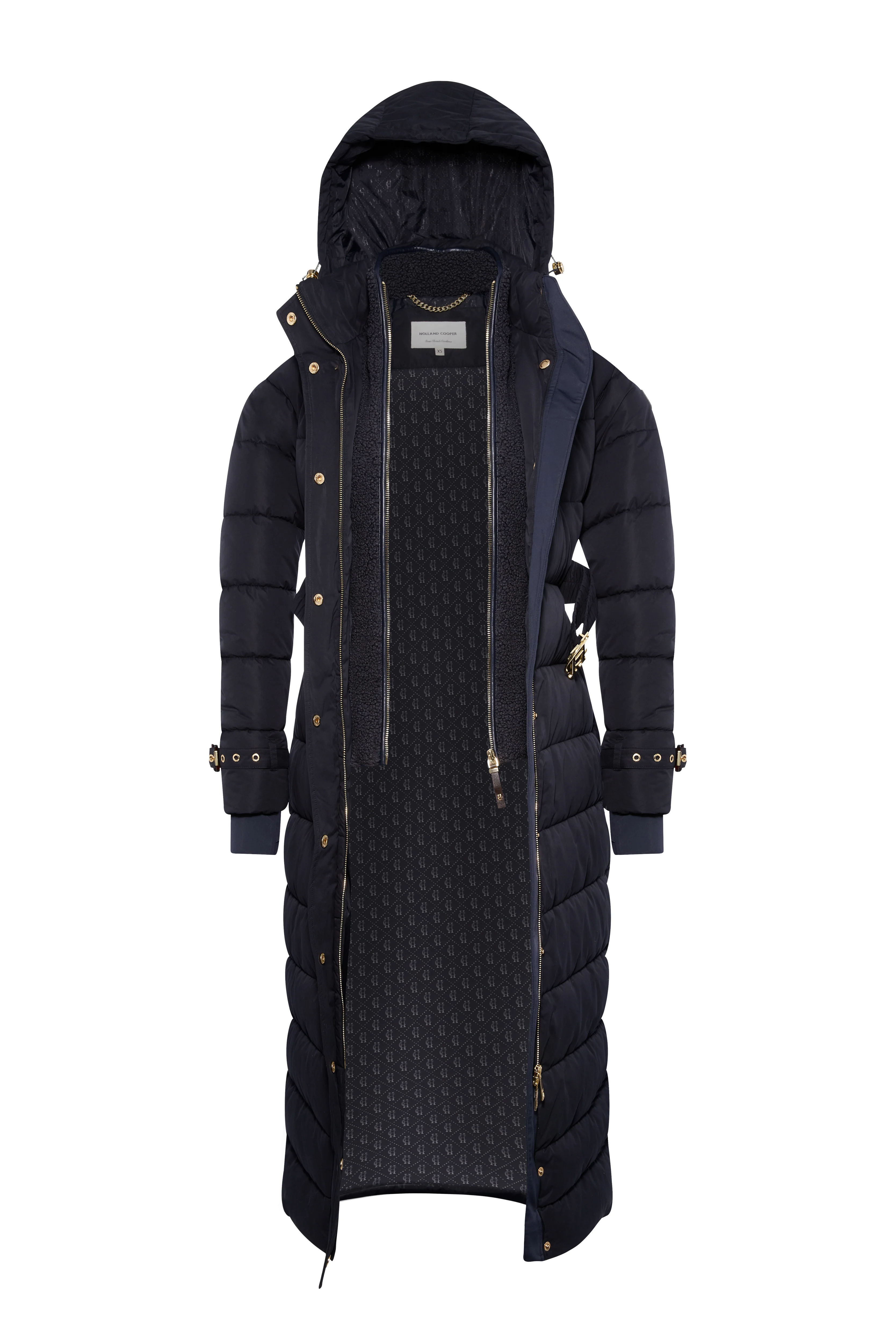 Arosa Luxe Longline Coat (Ink Navy) - Image 12