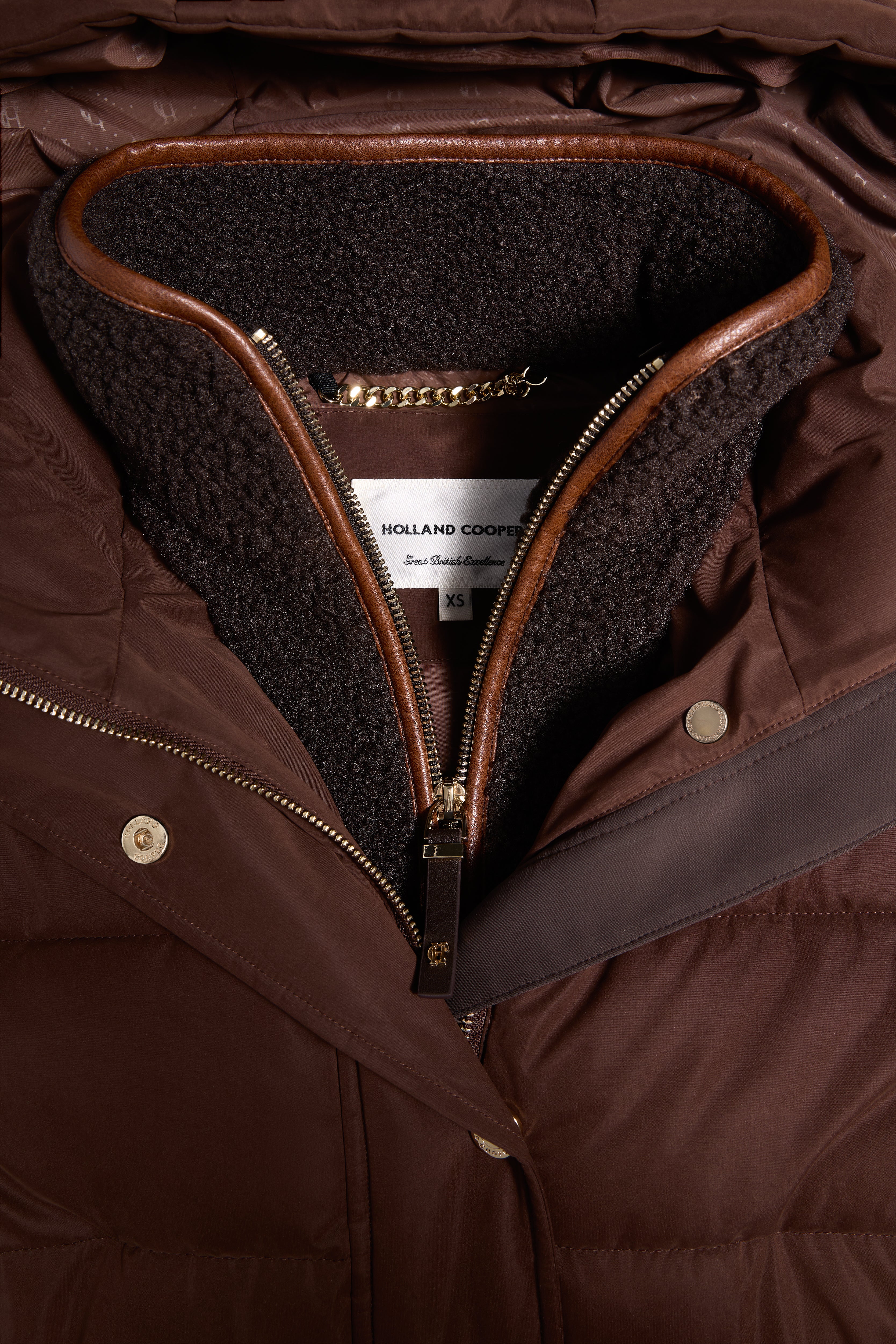 Arosa Luxe Longline Coat (Walnut) - Image 11