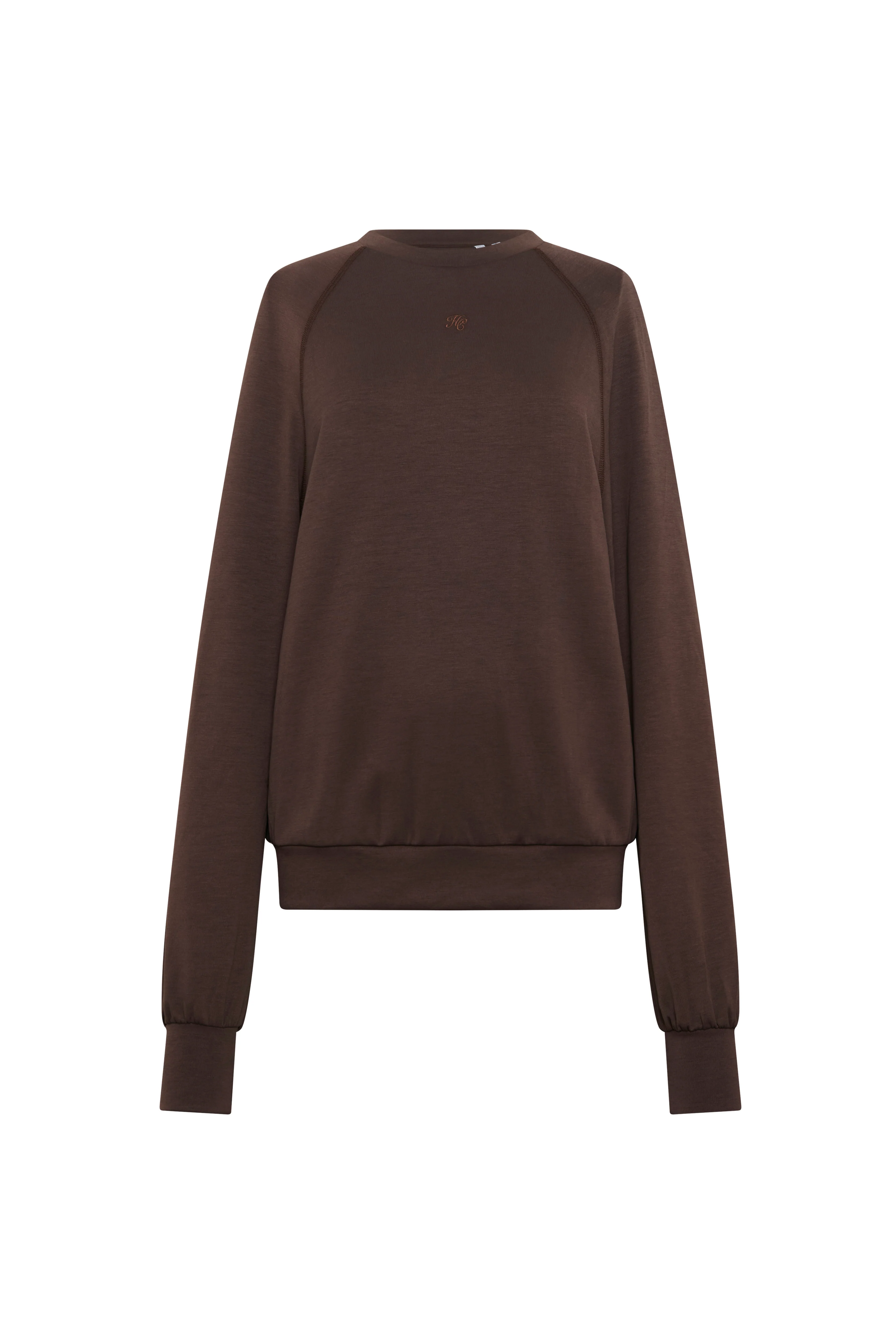 Artemis Crew Neck Sweat (Chocolate) - Image 5