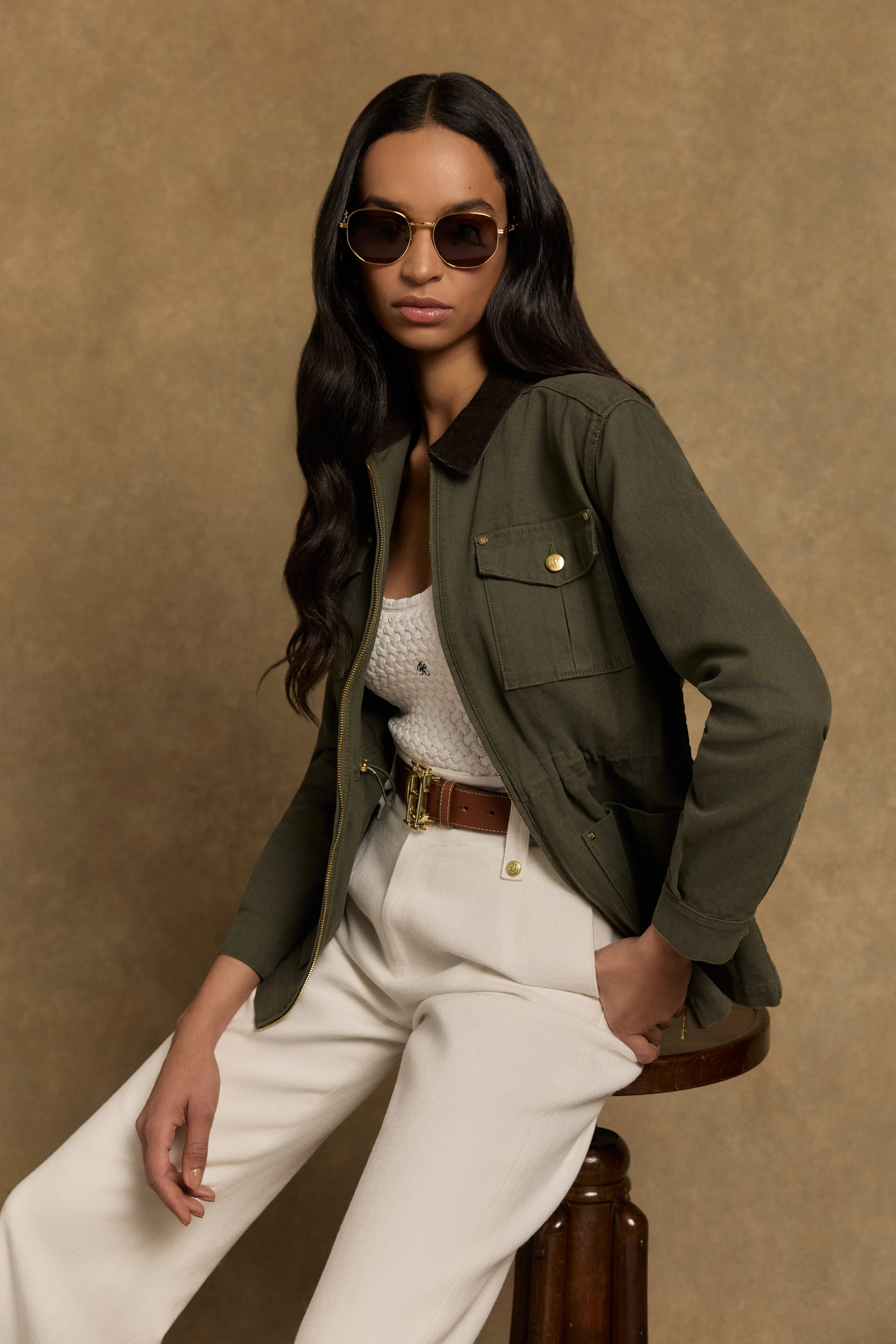 Artillery Barn Jacket (Hunter Green) - Image 4