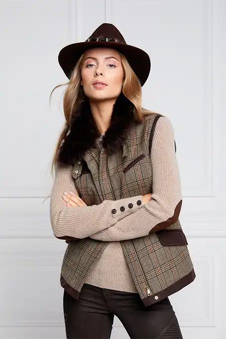 Aviator Gilet (Bourbon Tweed) - Image 5