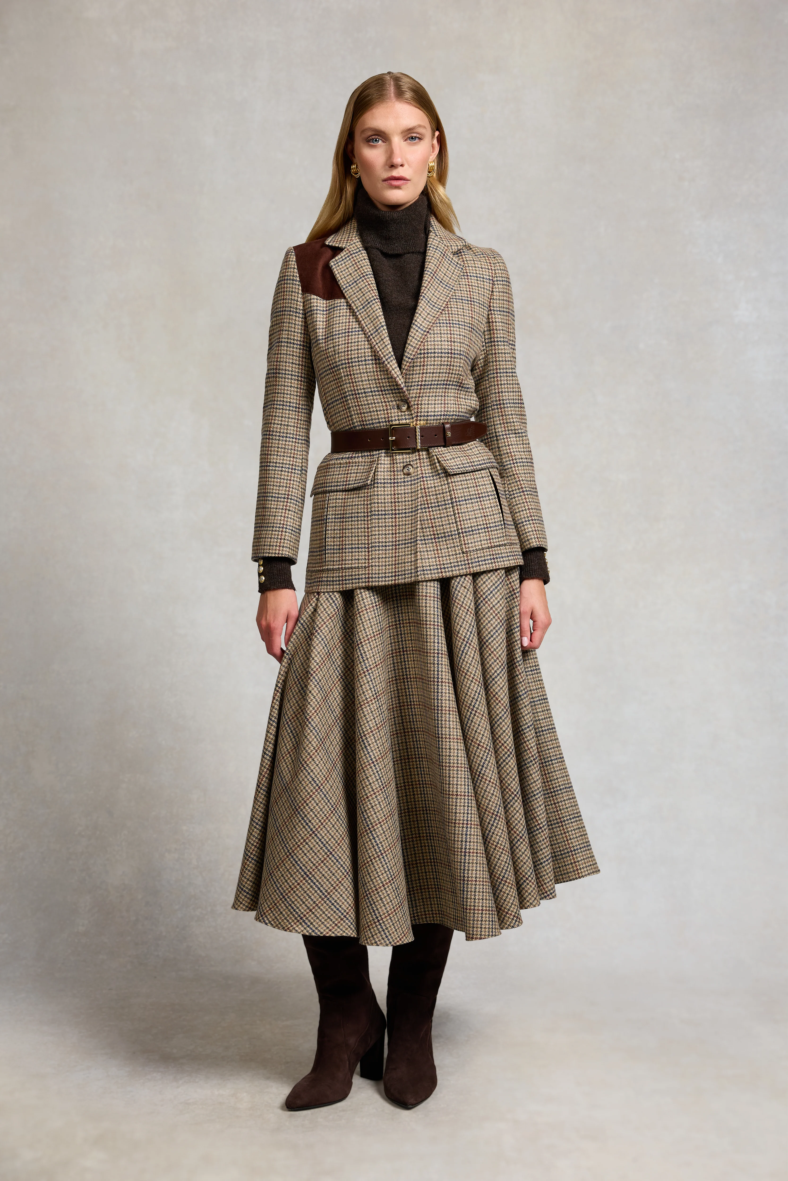 Aynhoe Single Breasted Blazer (Millen Gordon Tweed) - Image 3