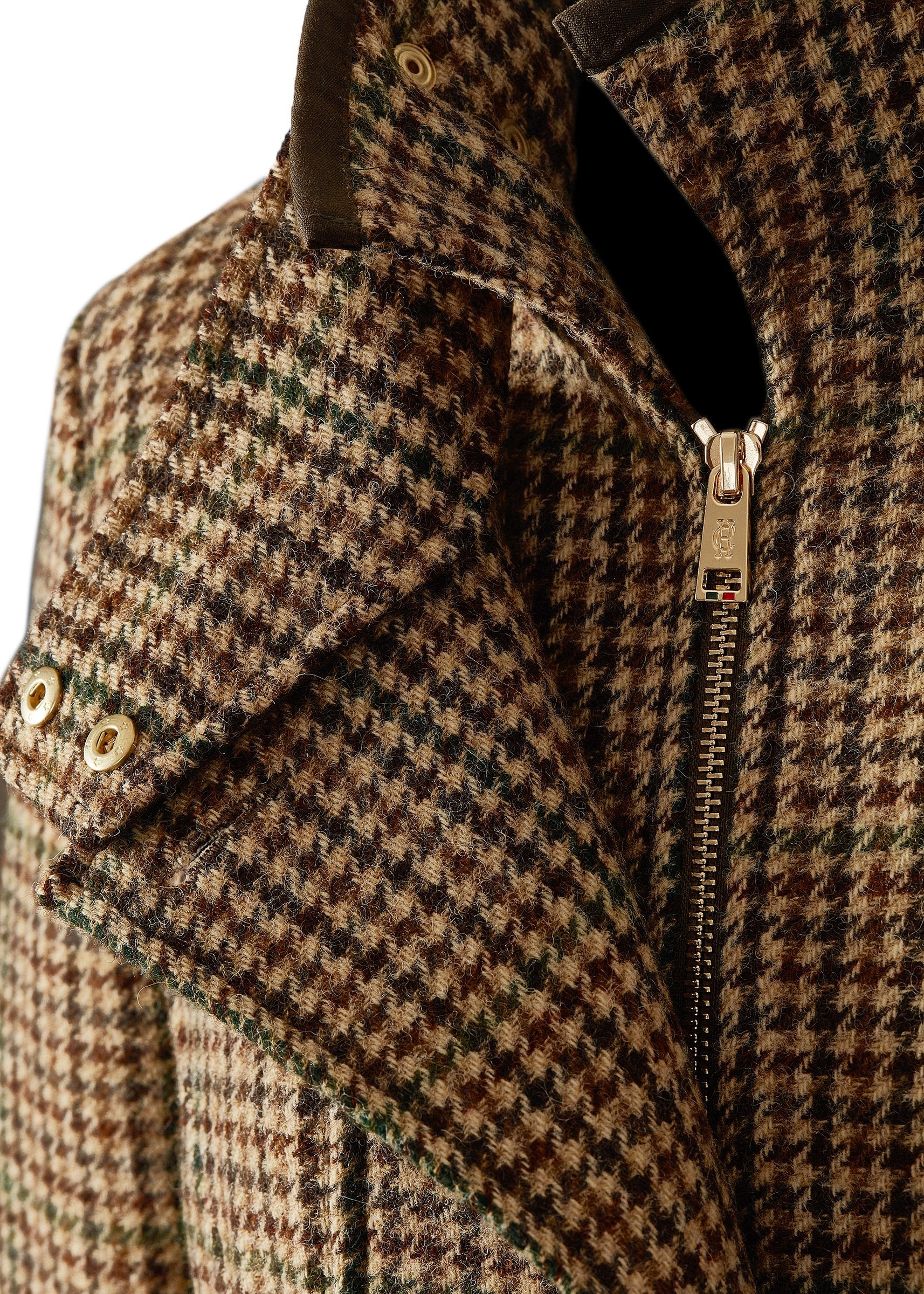 Balmoral Field Coat (Hailes Green Tweed) - Image 8