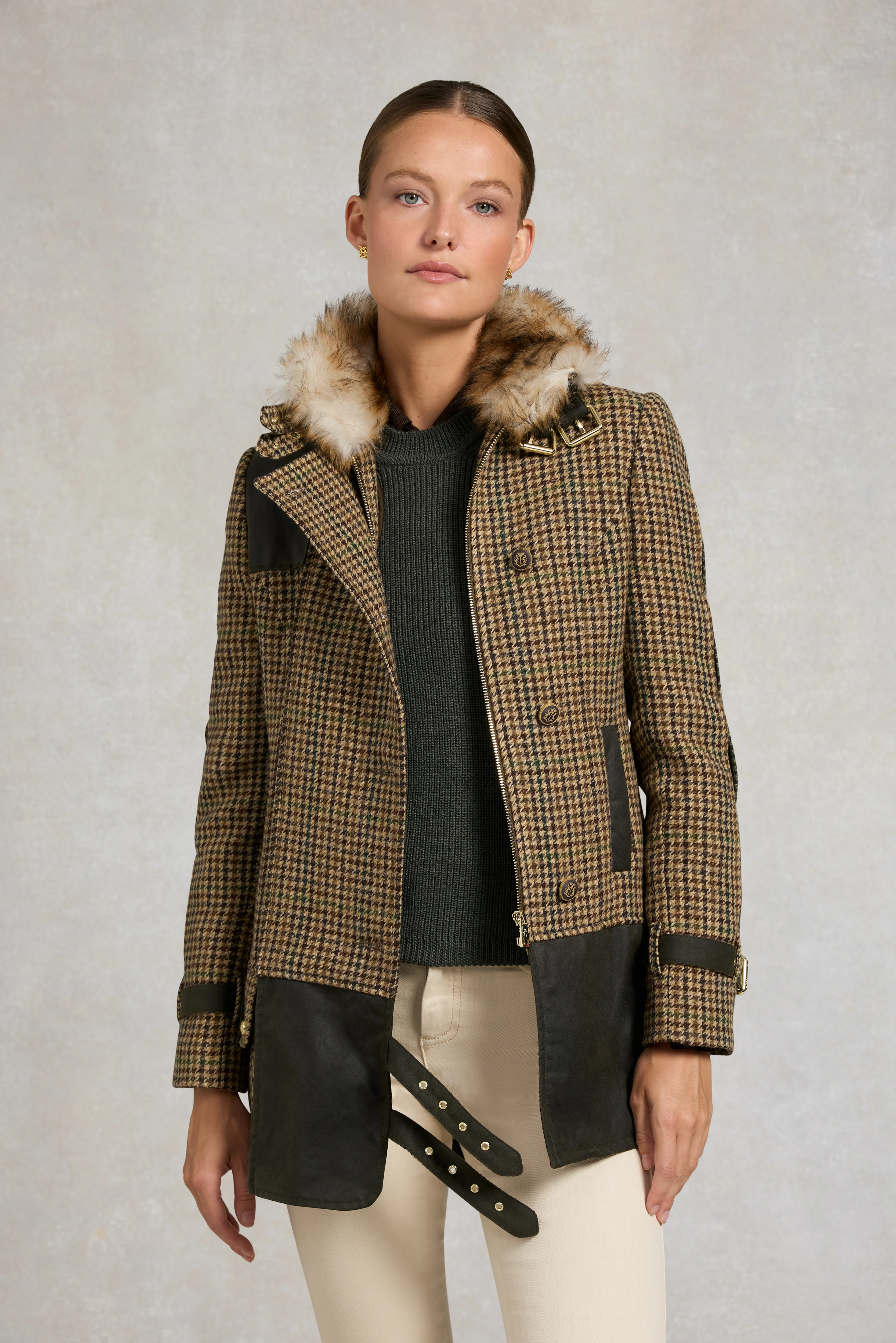 Balmoral Field Jacket (Hailes Green Tweed) - Image 7
