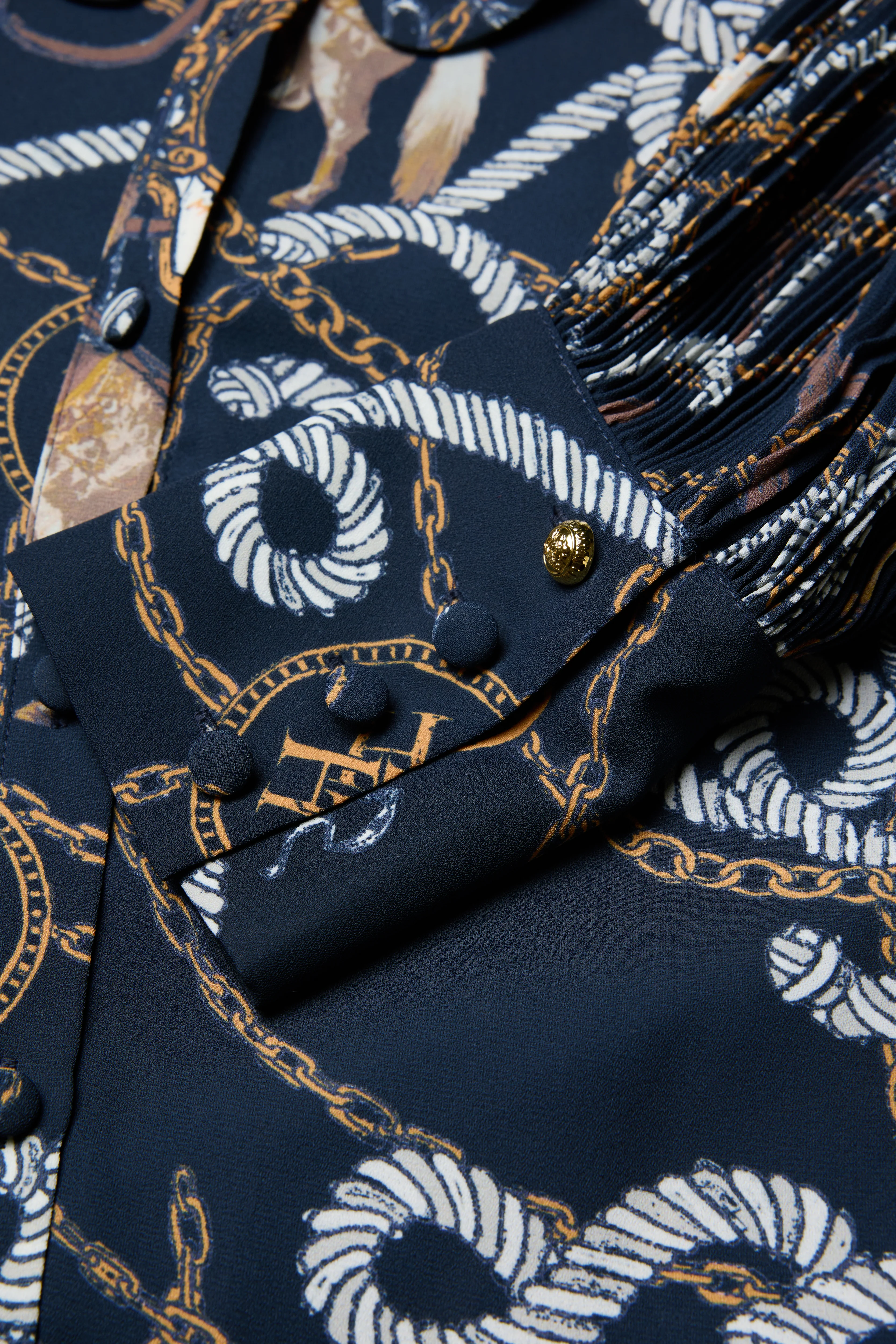 Beau Shirt (Navy Horse Print) - Image 10