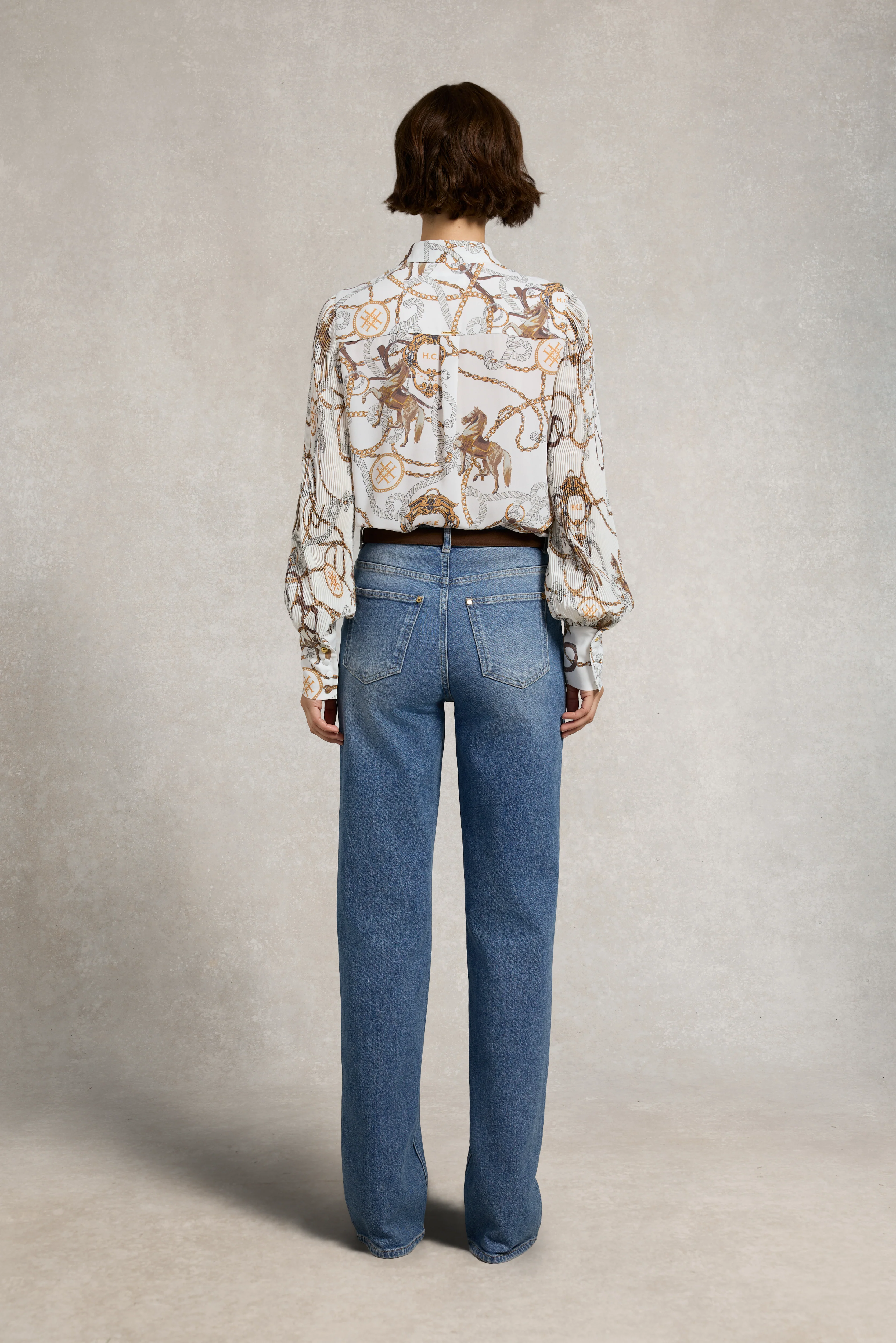 Beau Shirt (Off White Horse Print) - Image 5