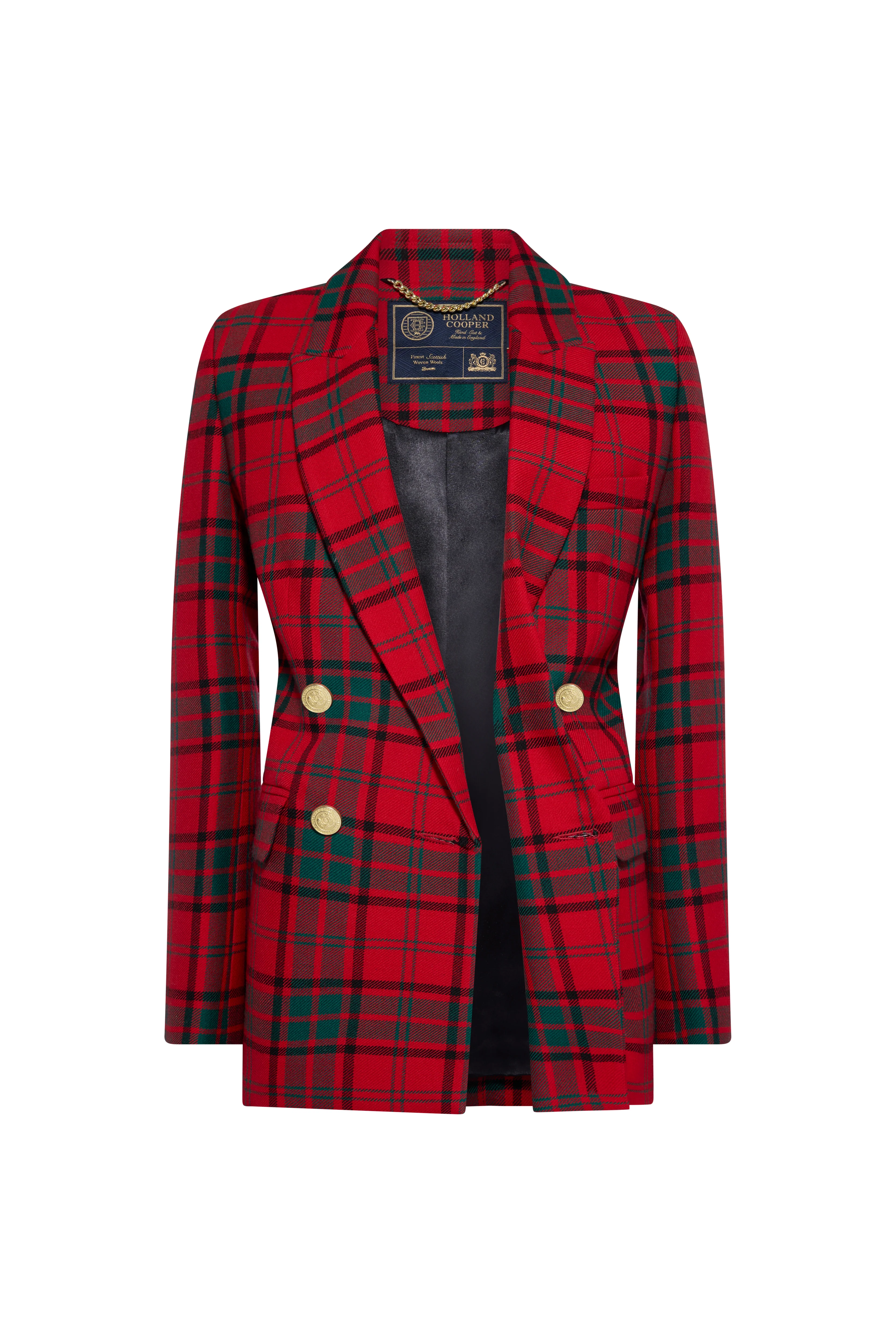 Belgravia Blazer (Red Tartan) - Image 5
