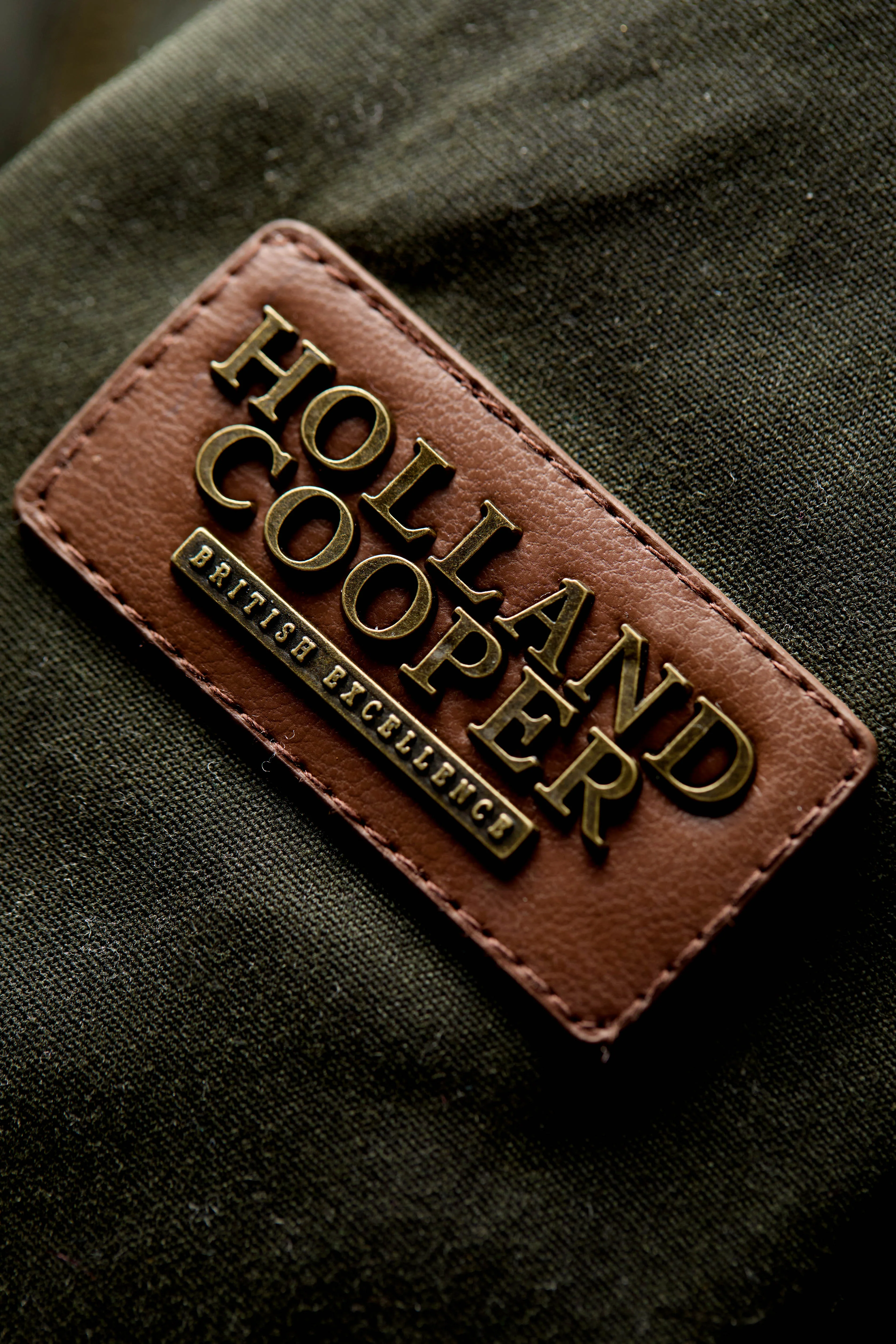 Belted Waxed Jacket (Dark Olive) - Image 6