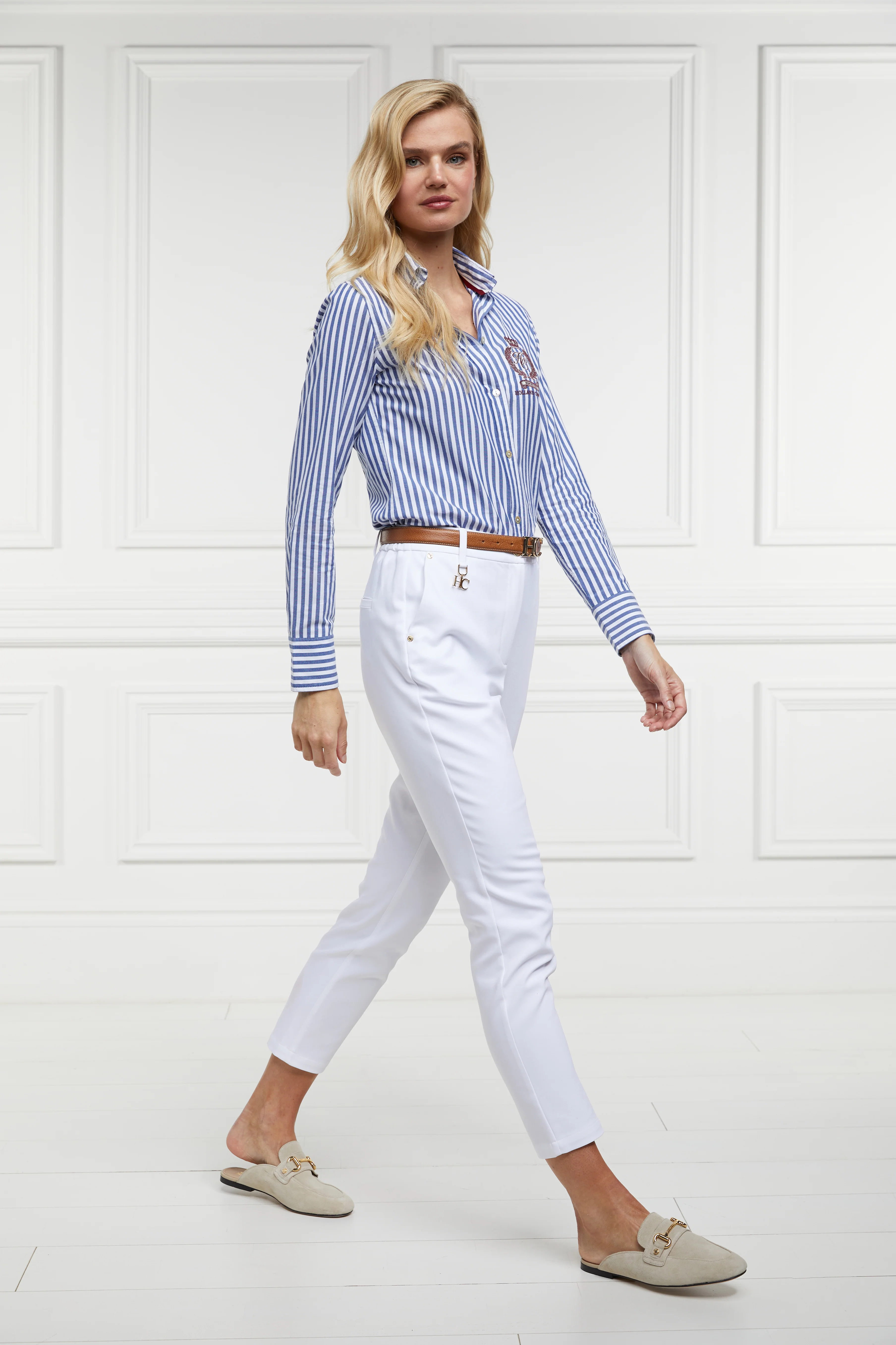 Bexley Cigarette Trouser (White) - Image 9