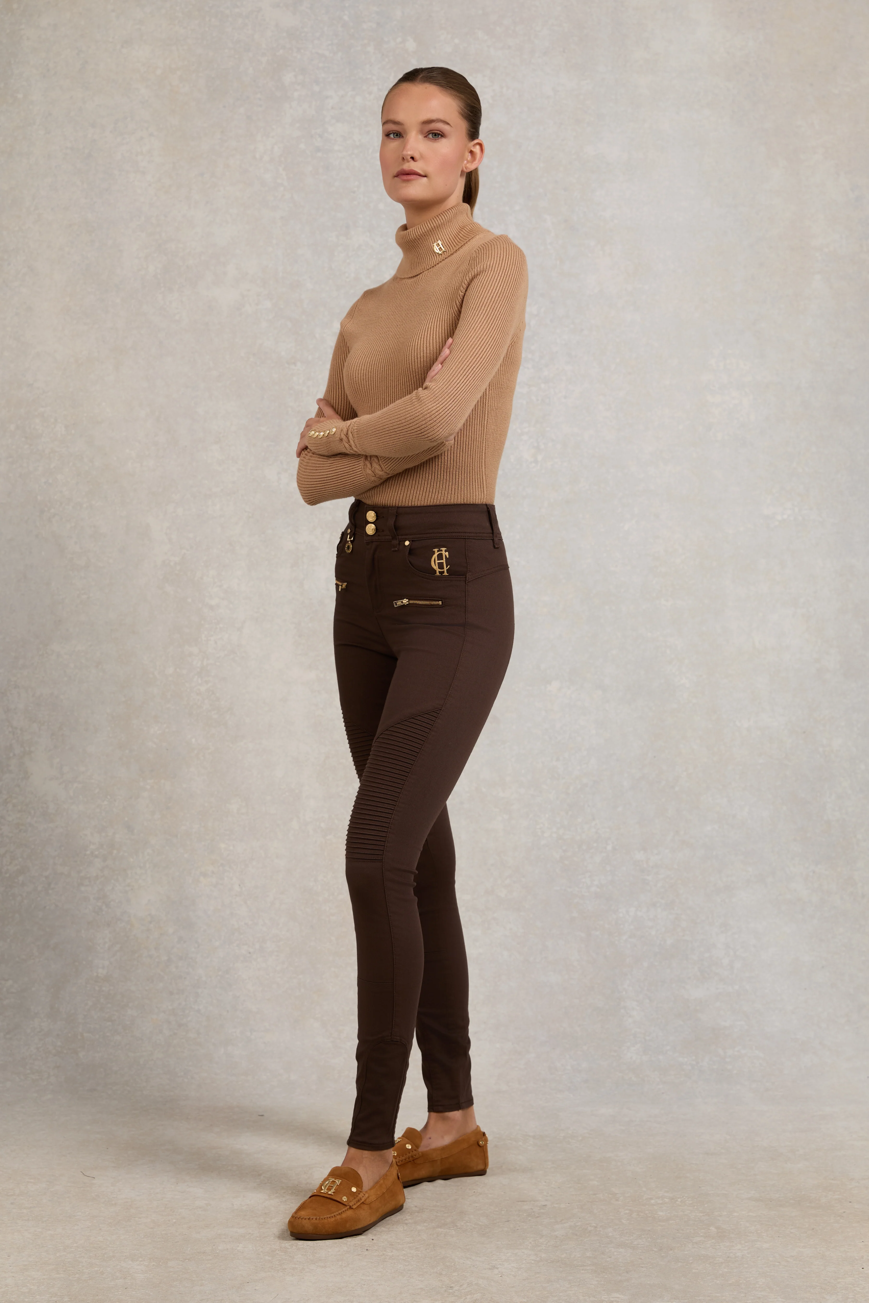 Biker Jean (Chocolate) - Image 3
