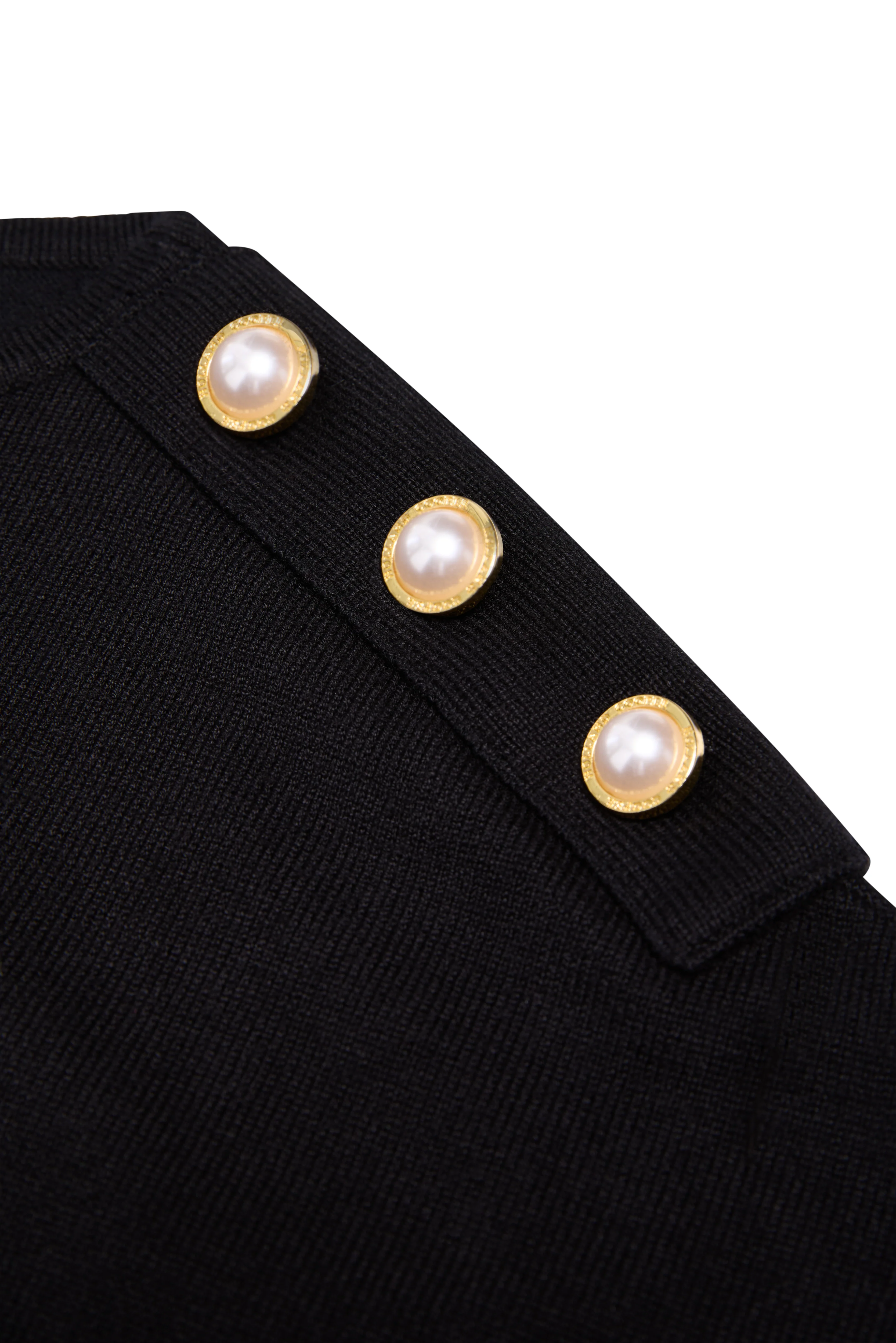 Boat Neck Cape (Black) - Image 8