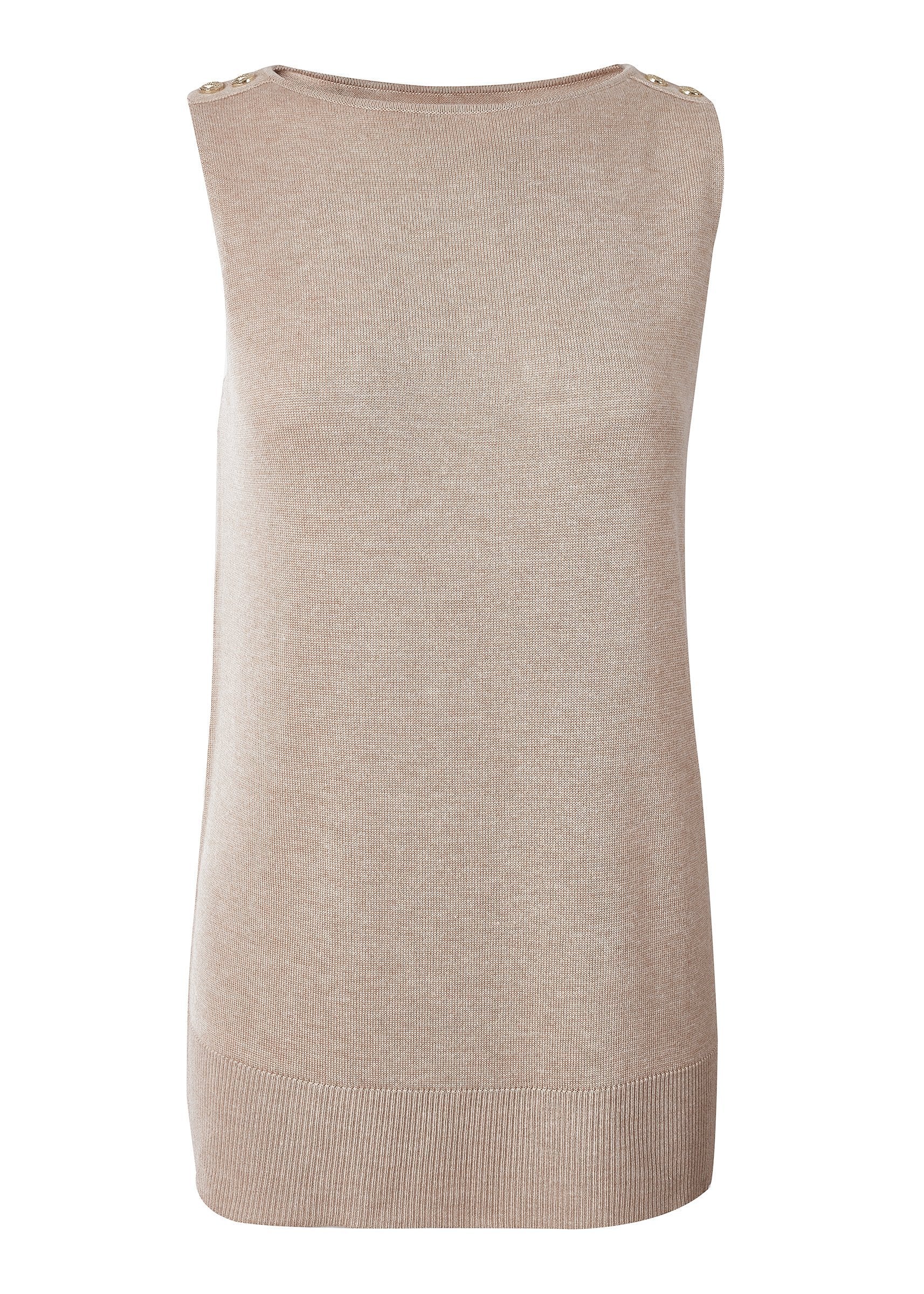 Boat Neck Vest (Camel) - Image 4