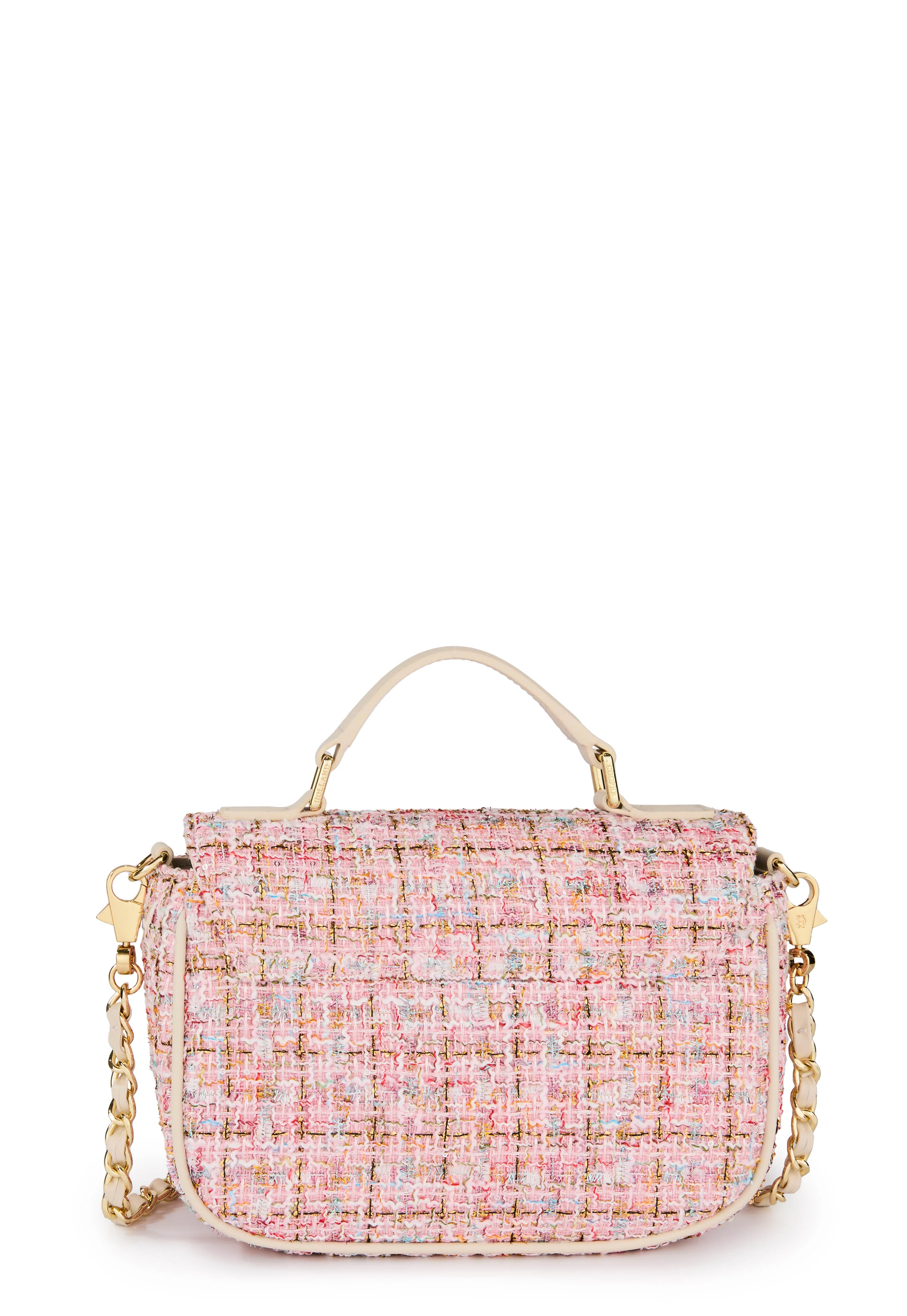 Boucle Crossbody Bag (Pink Sparkle Boucle) - Image 3