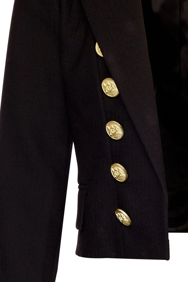 Brompton Jacket (Black Barathea) - Image 11