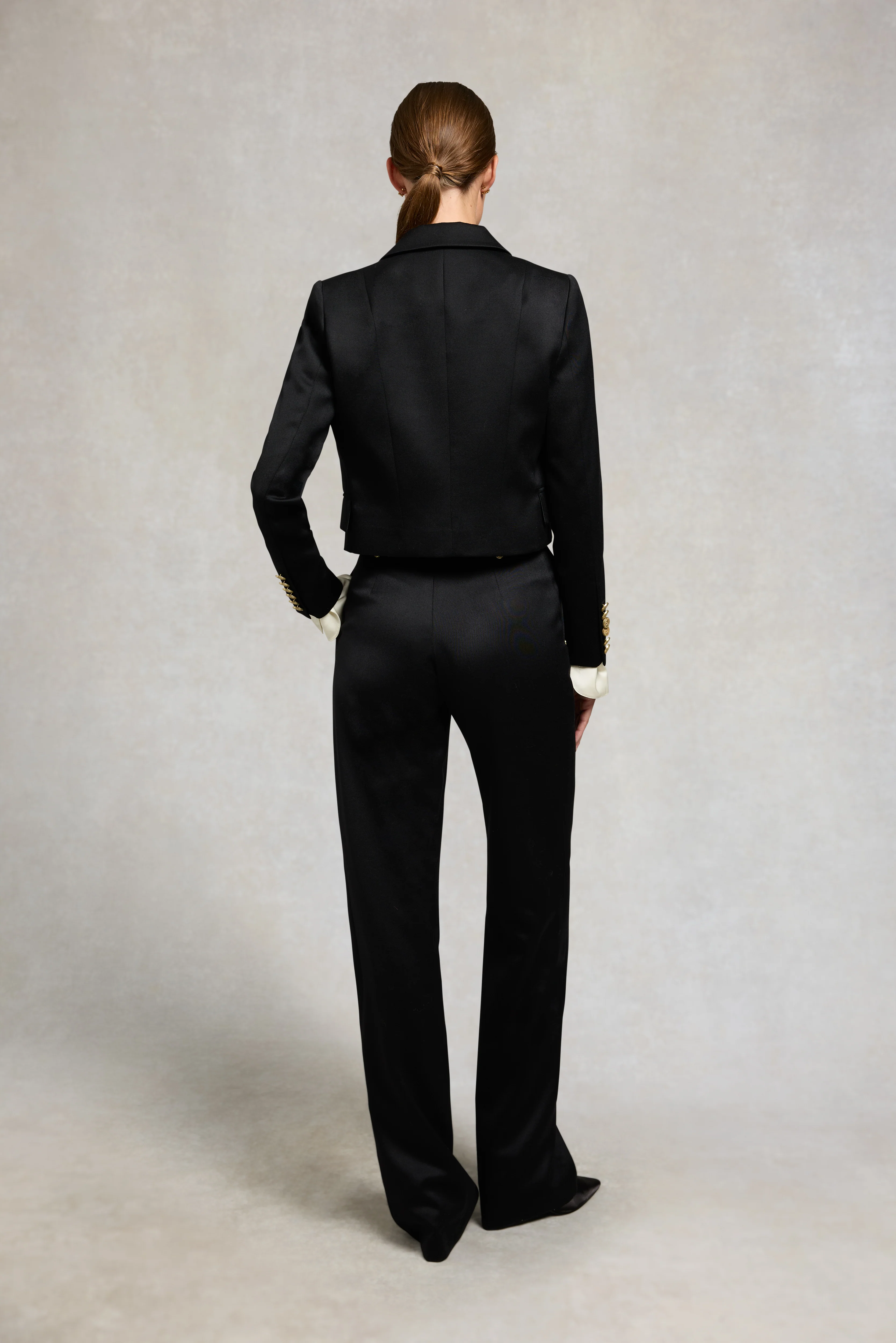 Brompton Jacket (Black Barathea) - Image 6