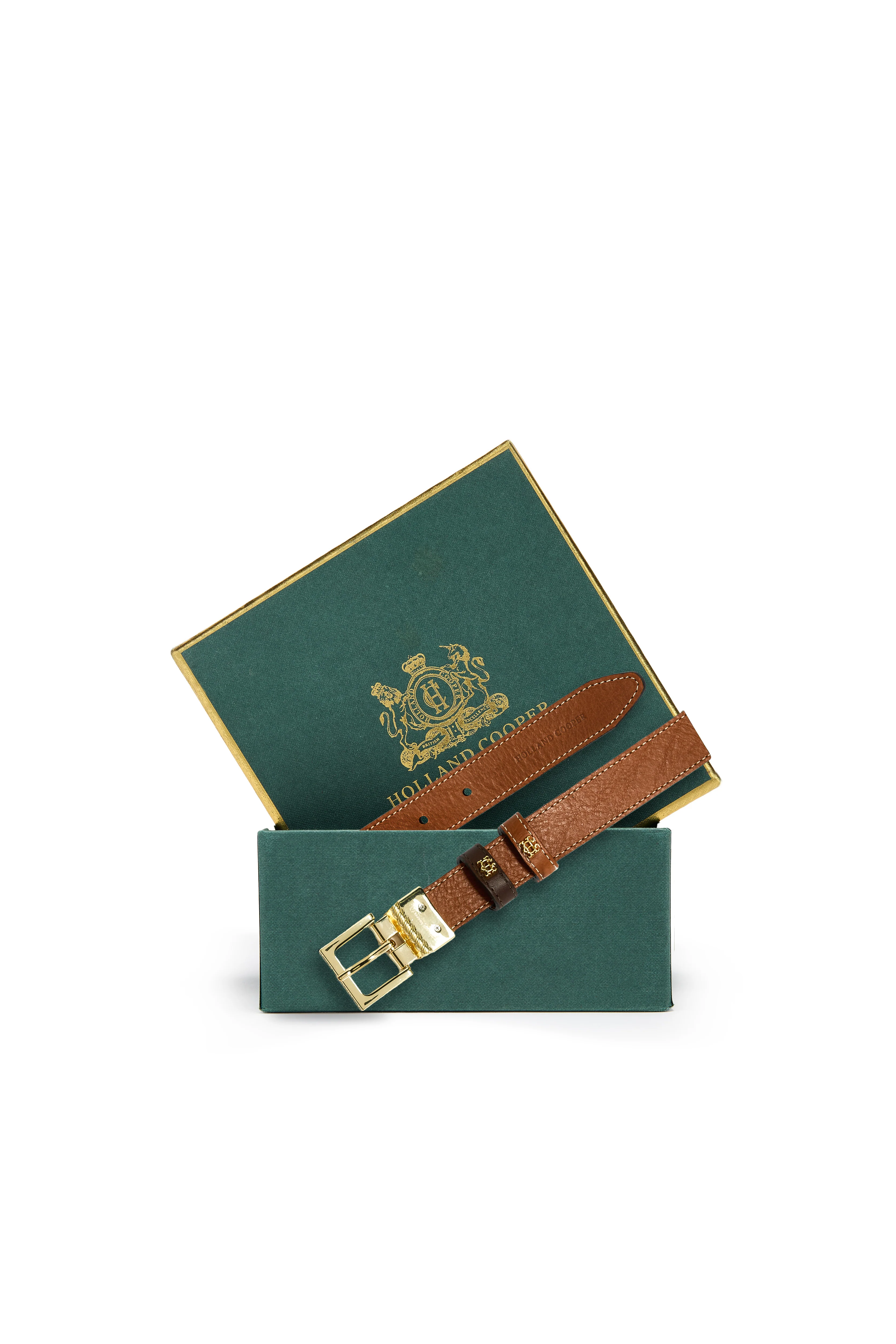 Buckingham Slim Belt (Tan Chocolate) - Image 4
