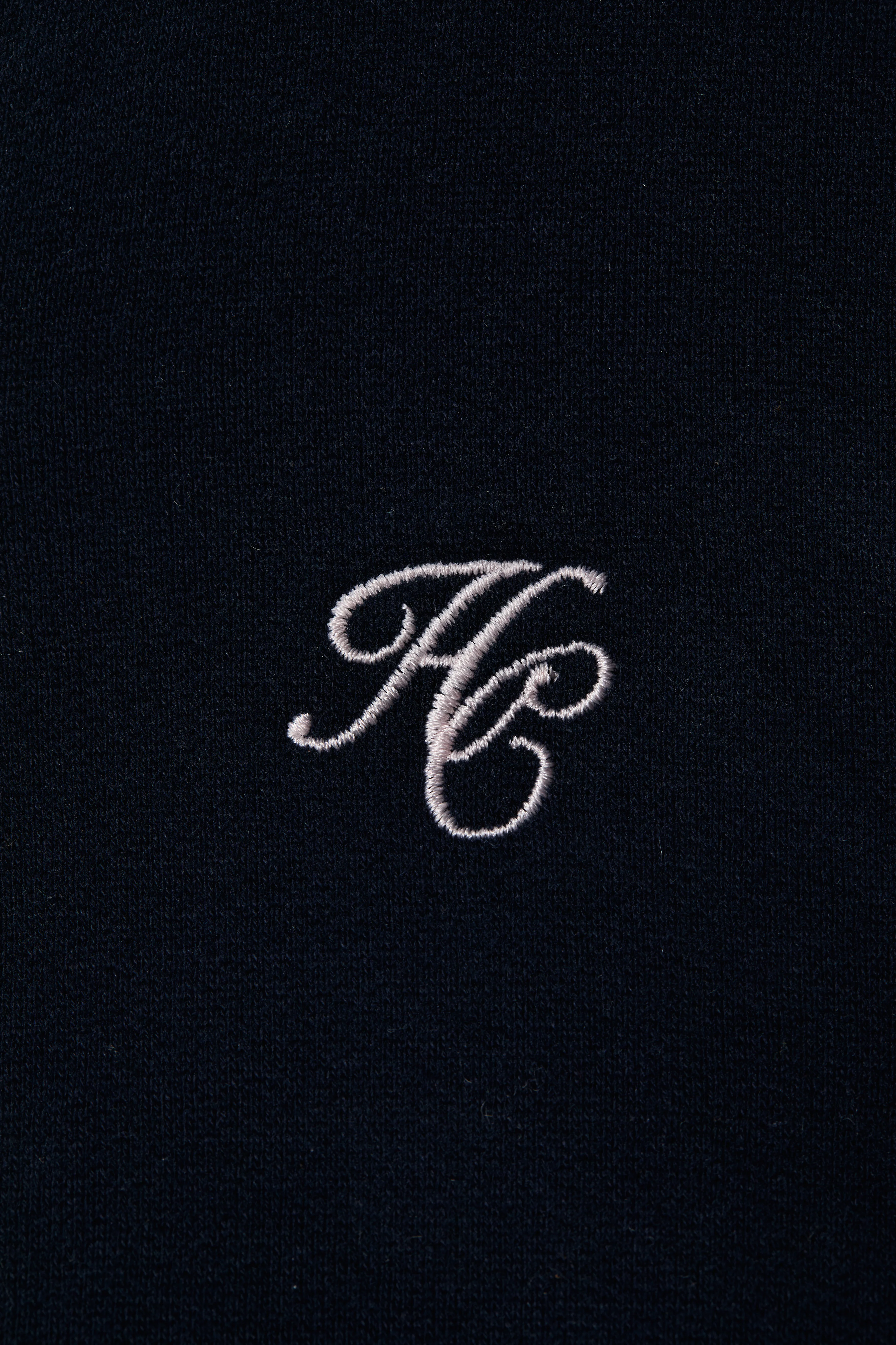 Burford Quarter Zip Neck Sweat (Ink Navy) - Image 8