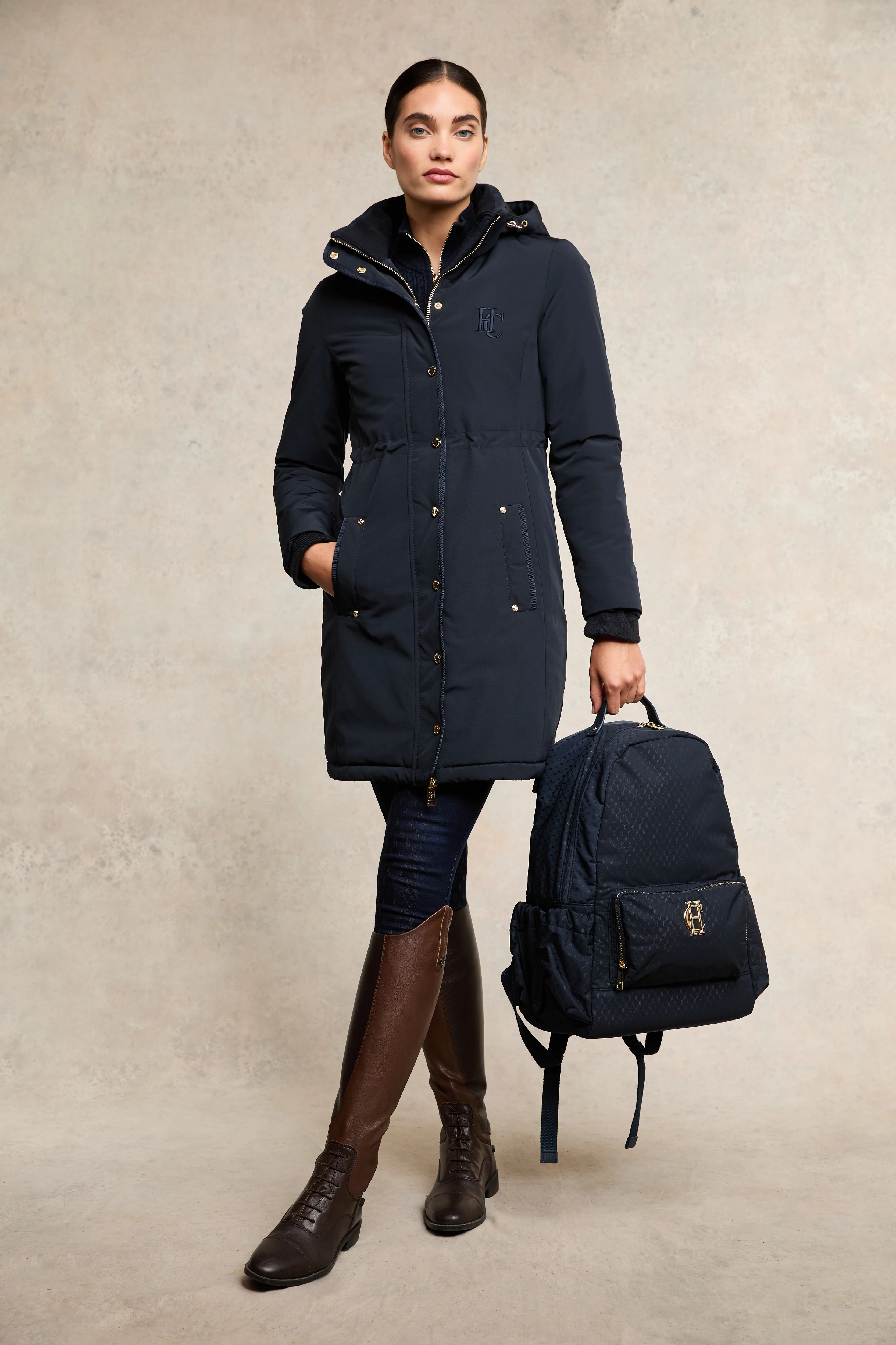 Burghley Backpack (Ink Navy Monogram) - Image 2