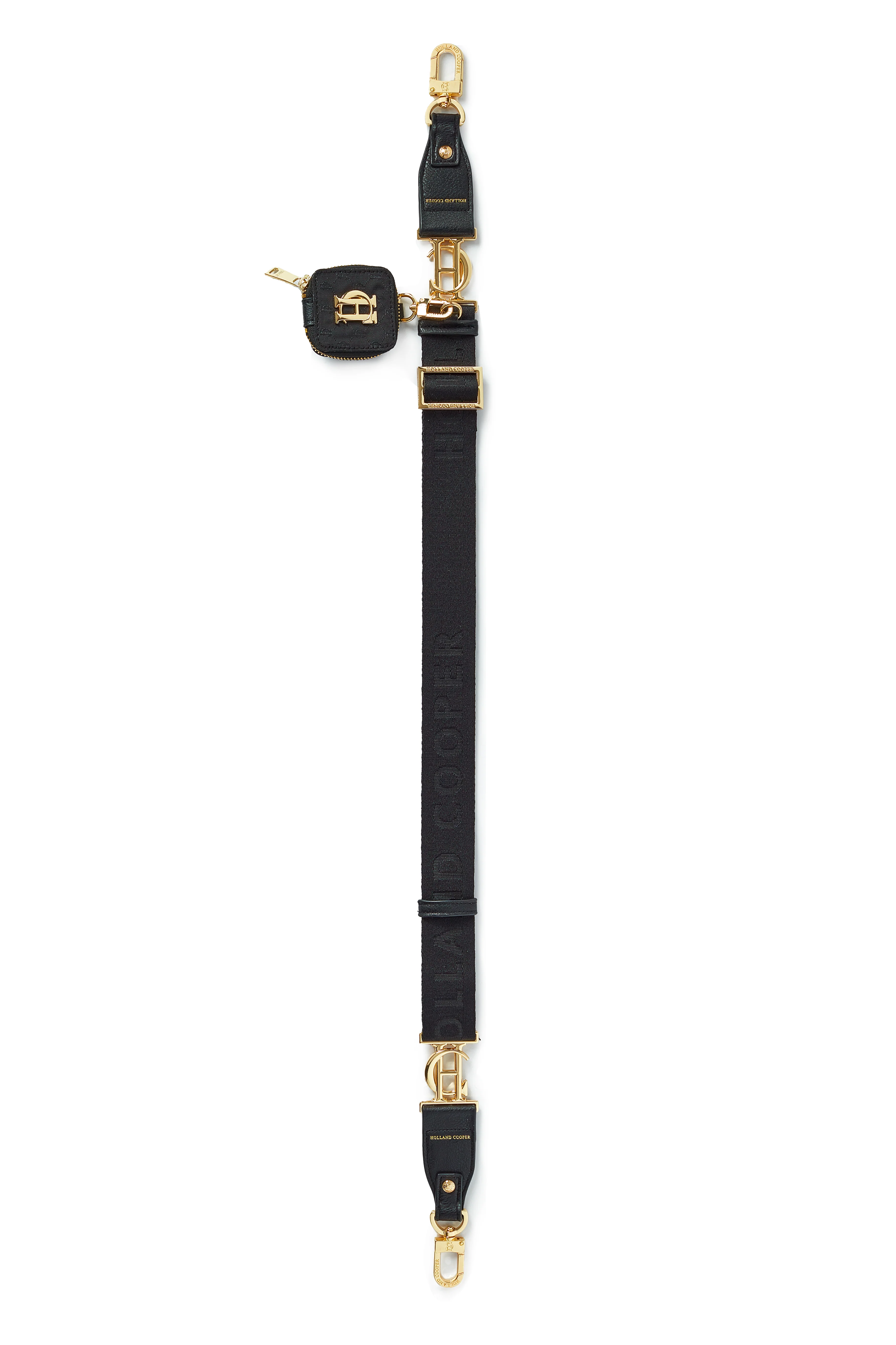 Burghley Bag Strap (Black Monogram) - Image 5