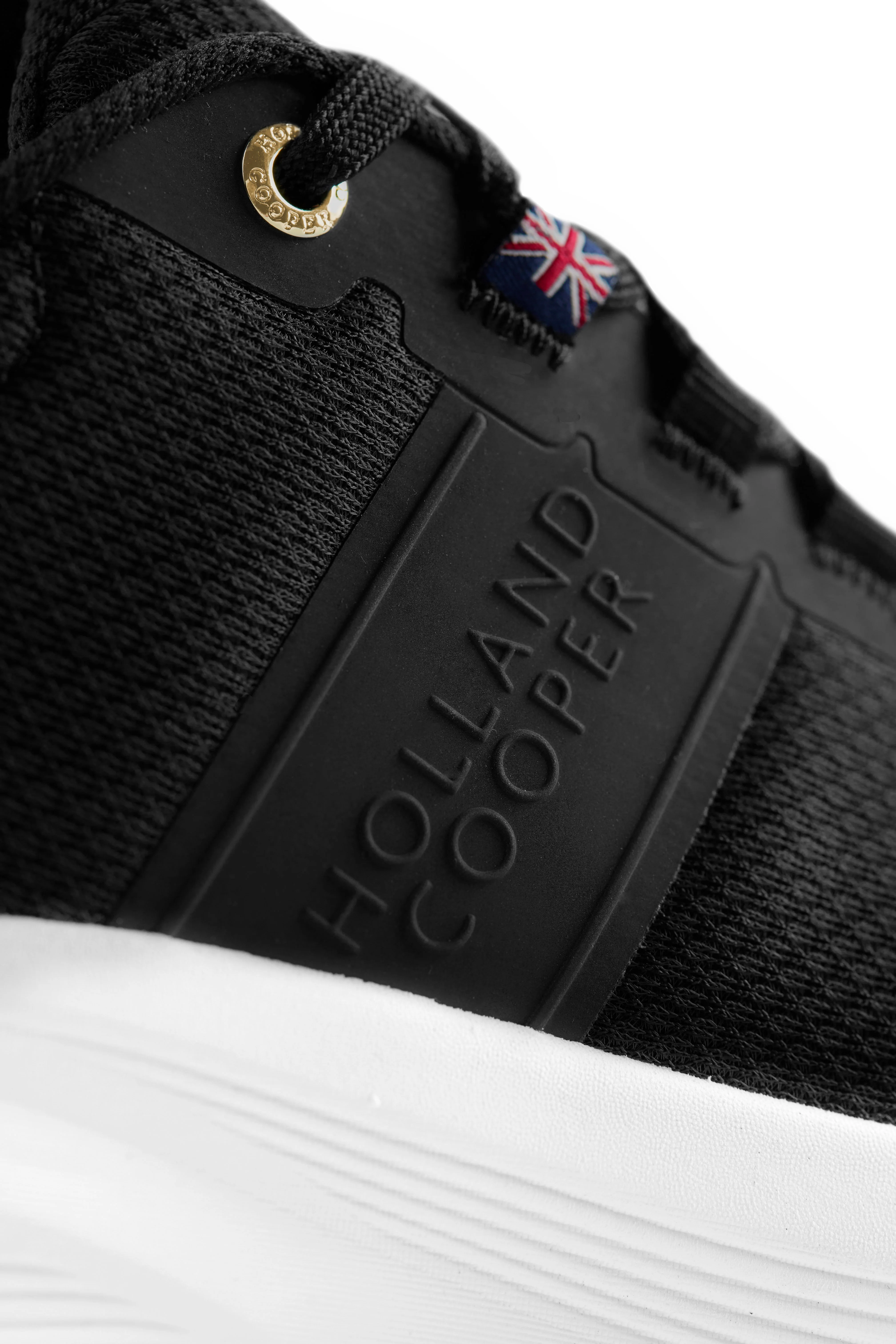 Burghley Waterproof Trainer (Black) - Image 7