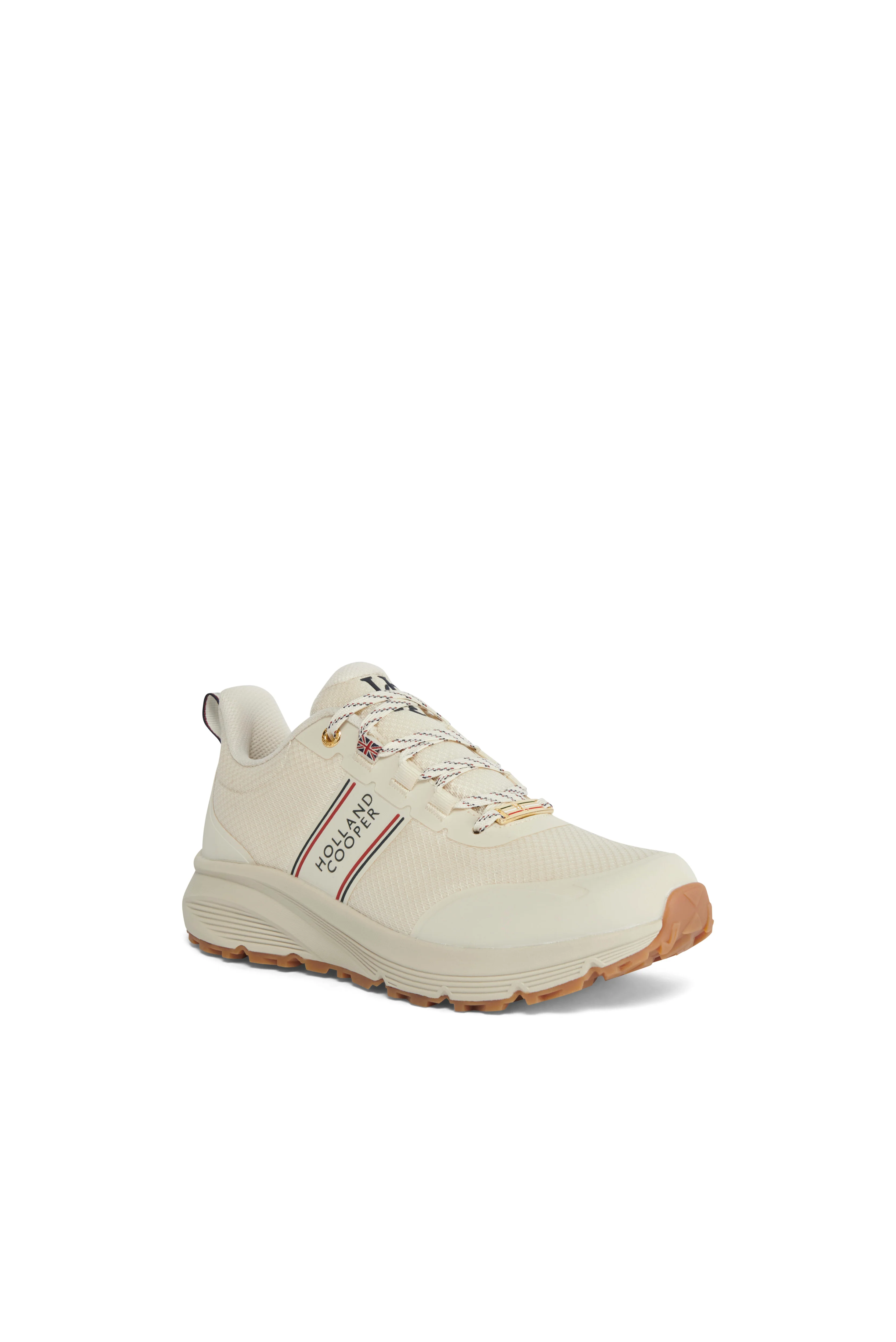 Burghley Waterproof Trainer (Ecru) - Image 4