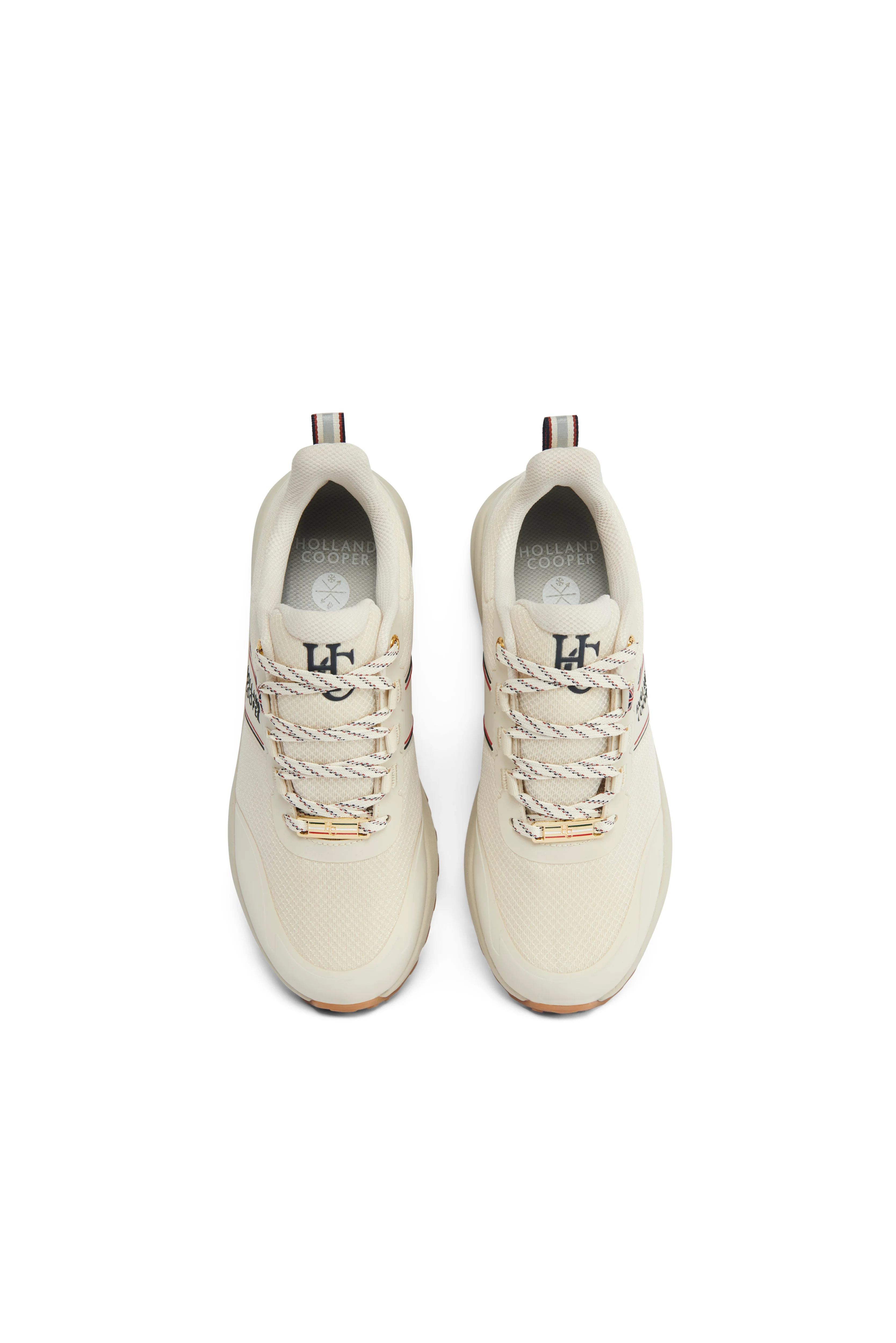 Burghley Waterproof Trainer (Ecru) - Image 7