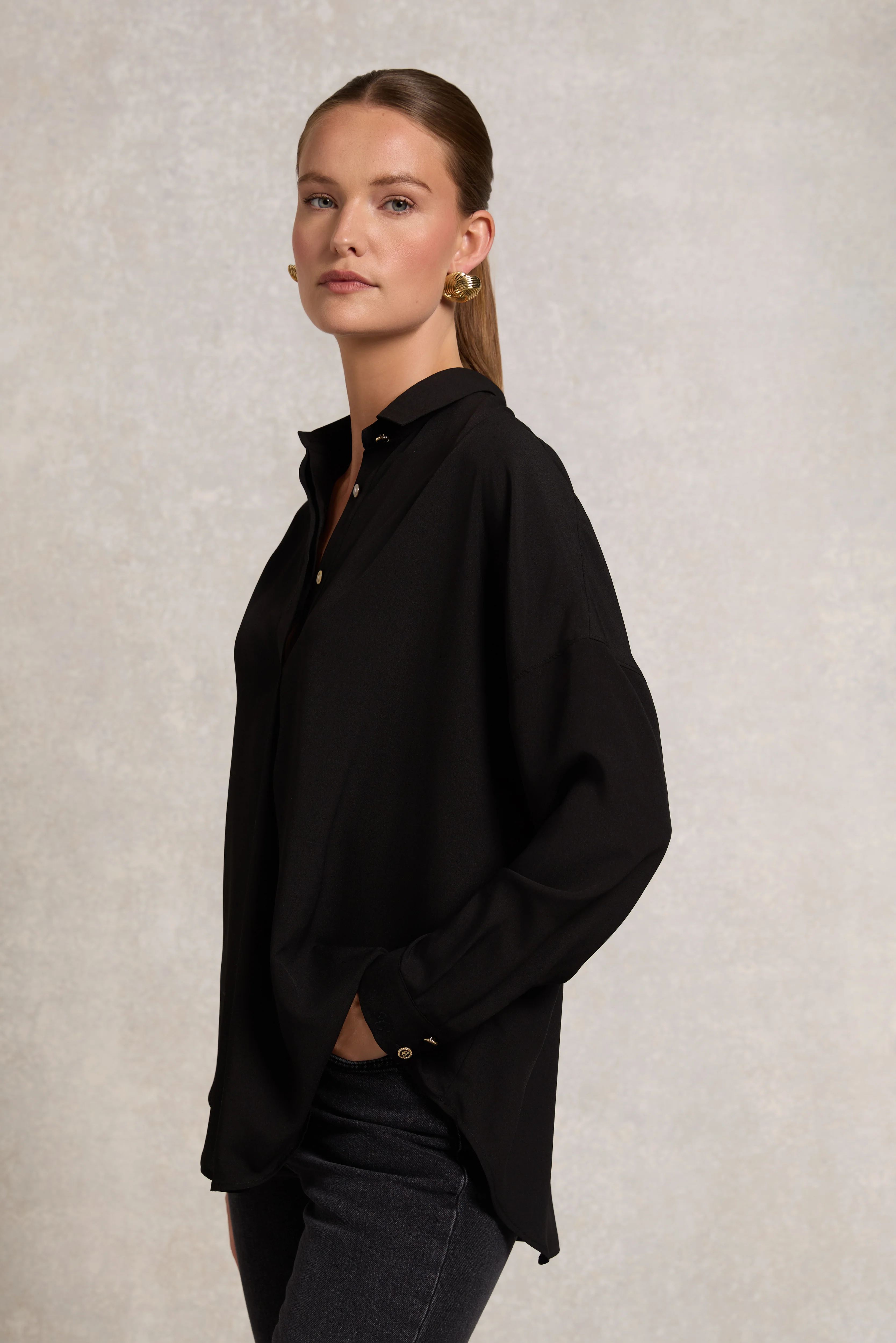 Cameron Shirt (Black) - Image 2