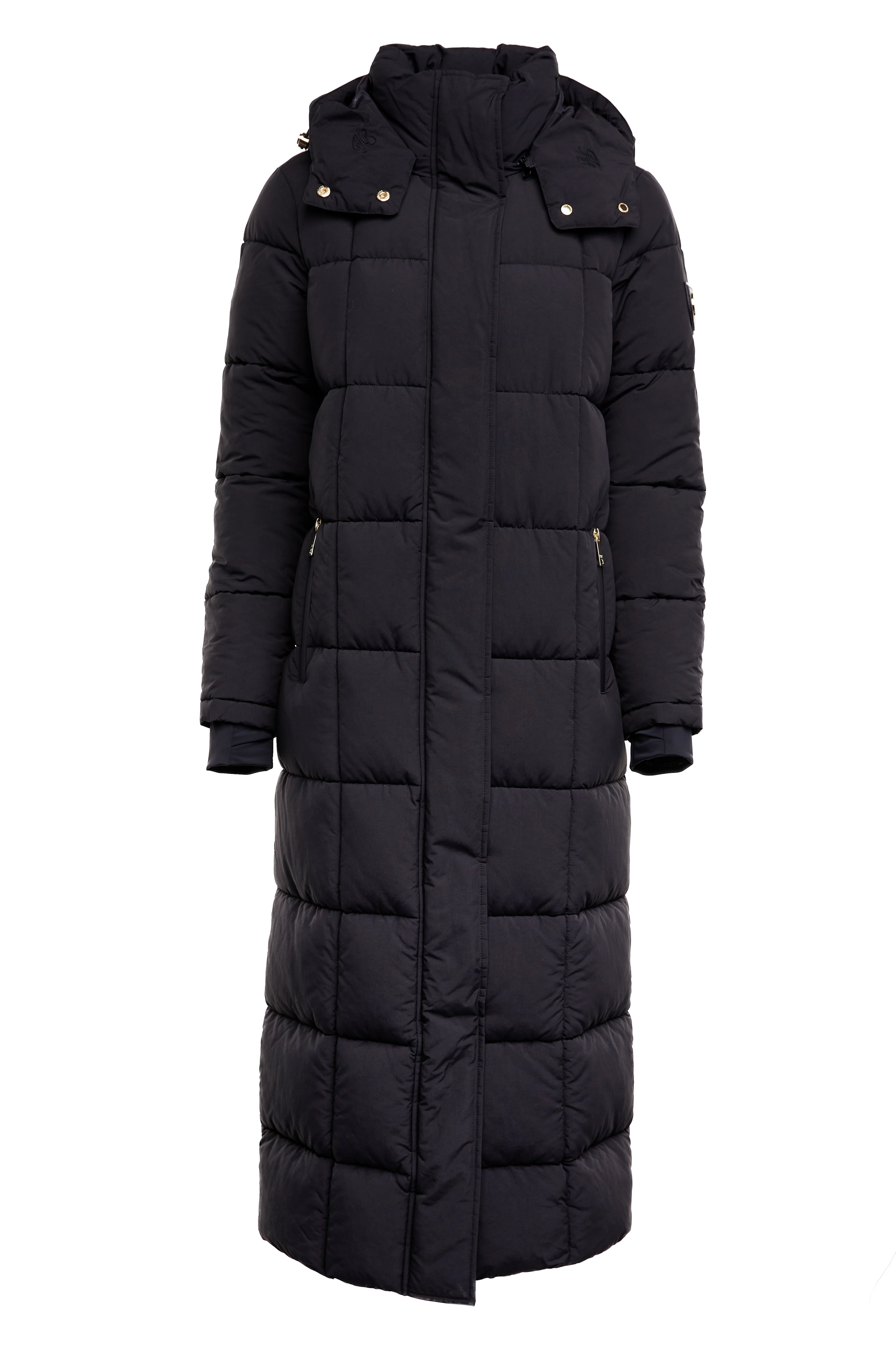 Carrington Longline Coat (Black) - Image 4