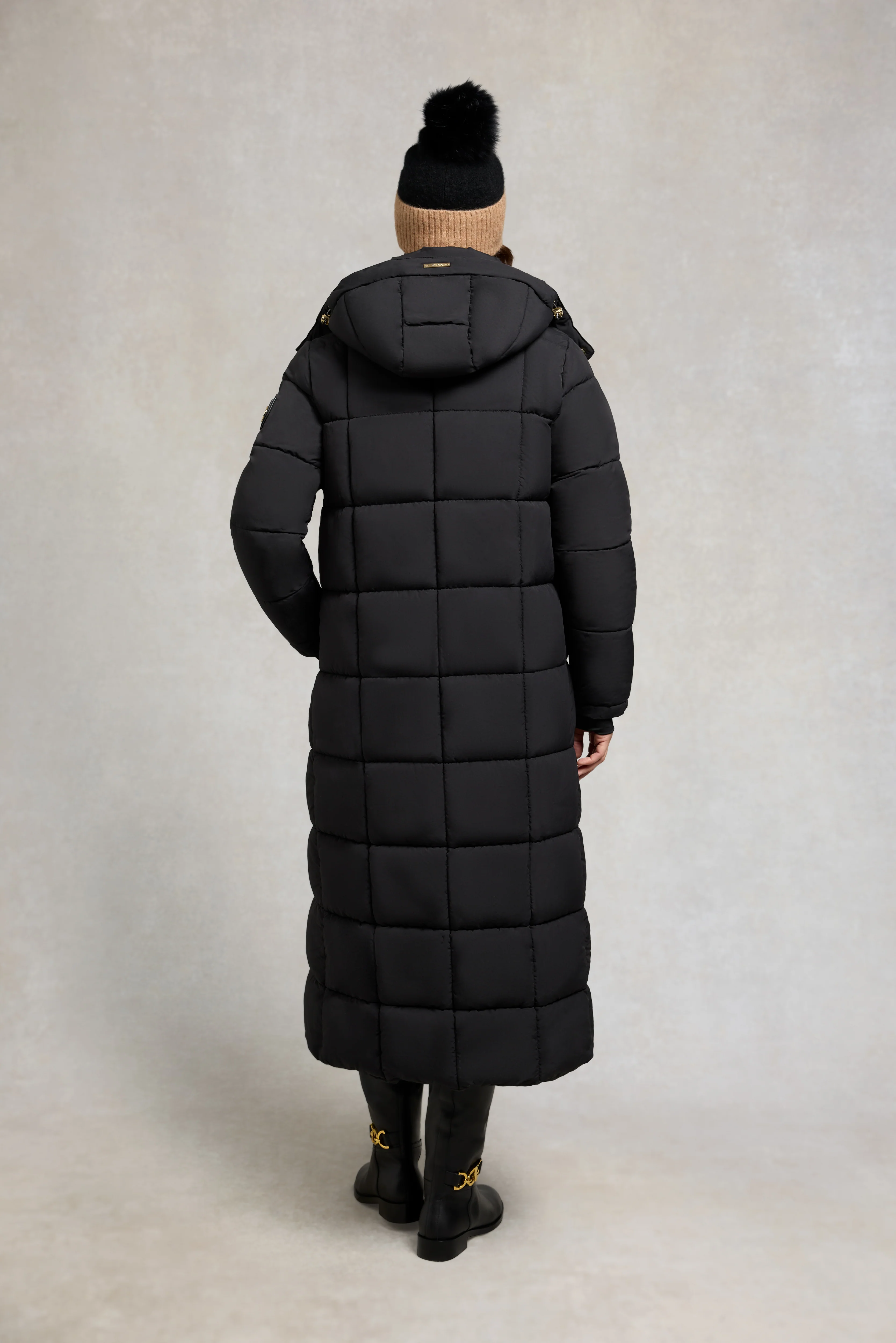 Carrington Longline Coat (Black) - Image 5
