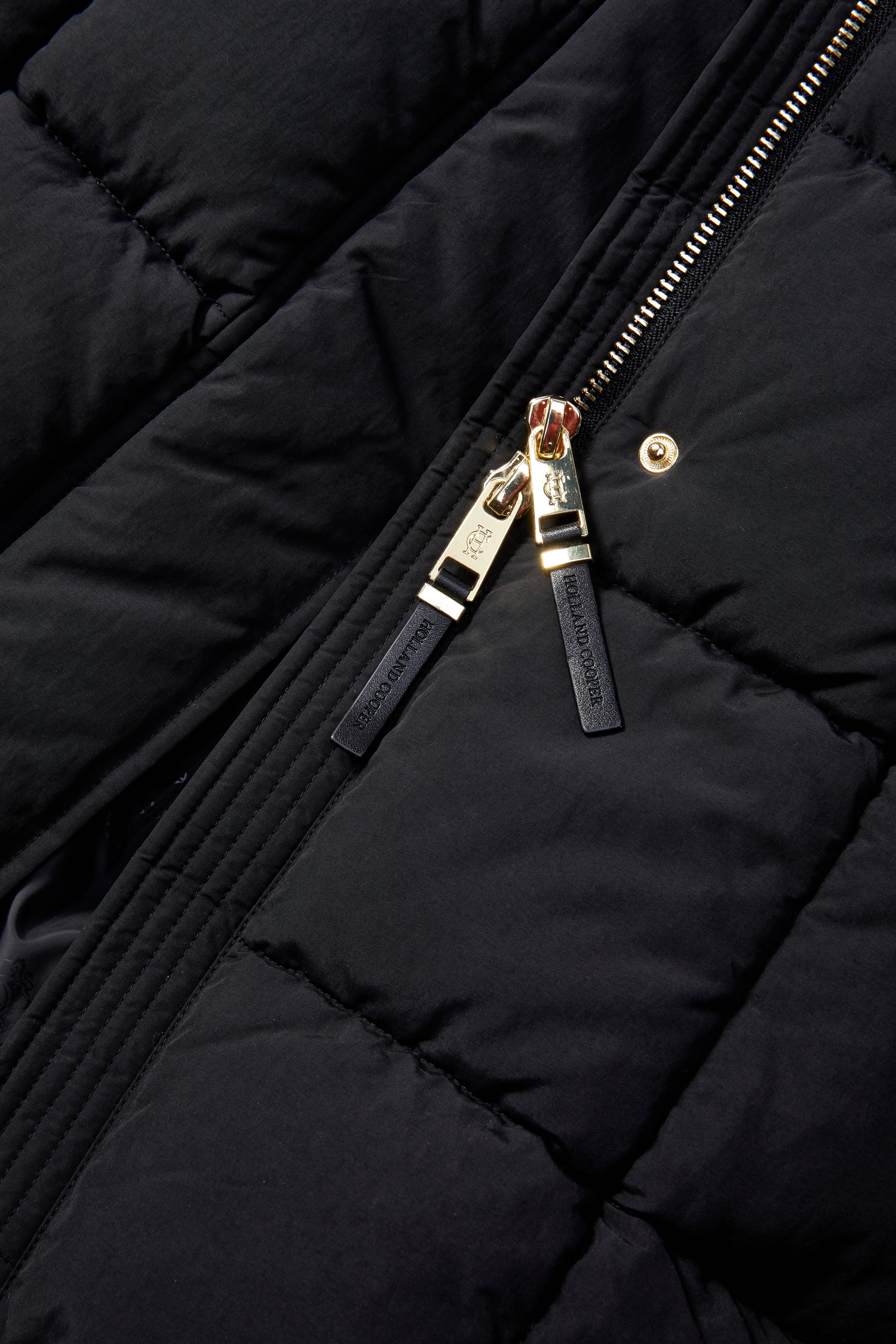 Carrington Longline Coat (Black) - Image 6