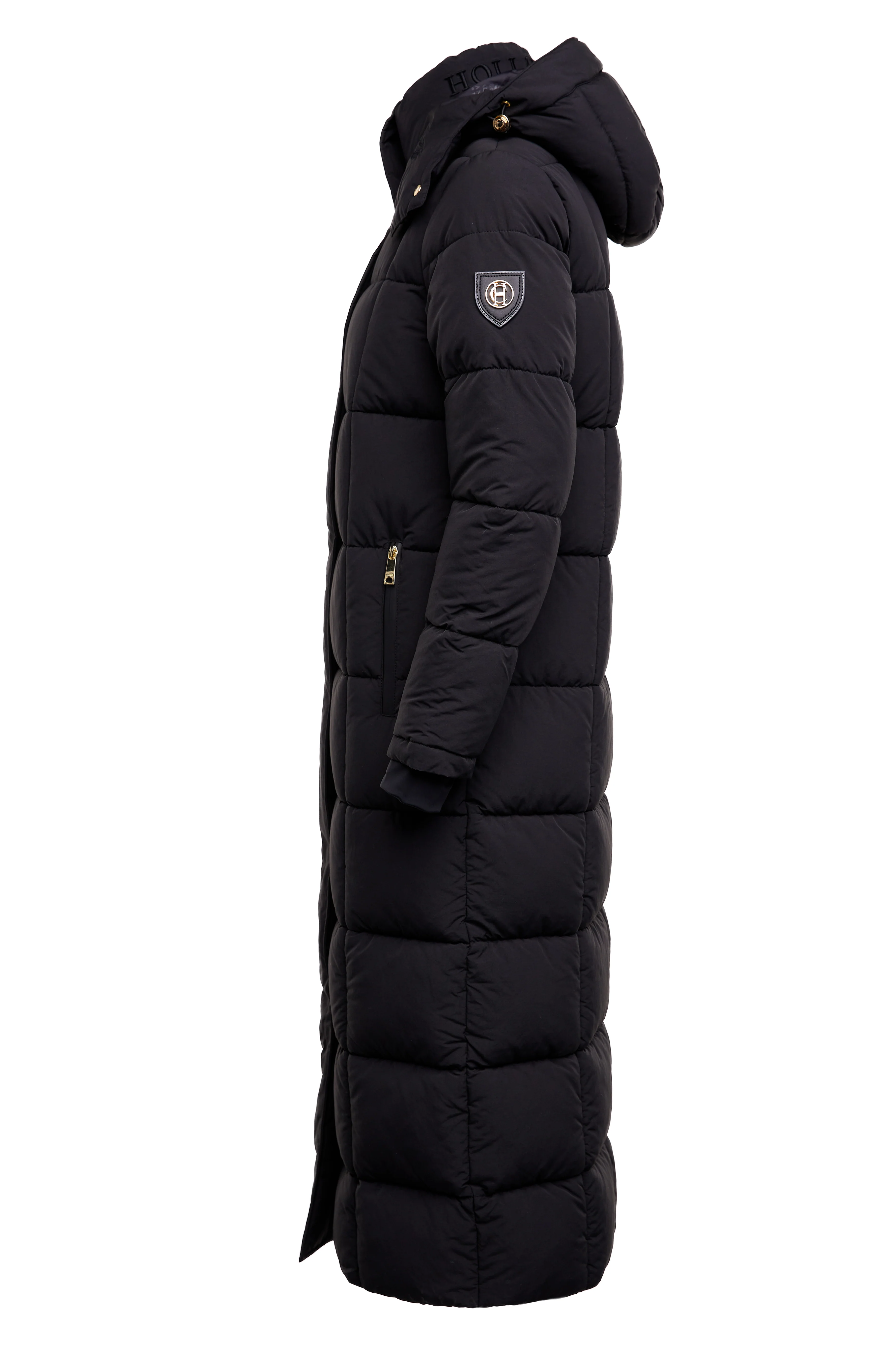 Carrington Longline Coat (Black) - Image 8