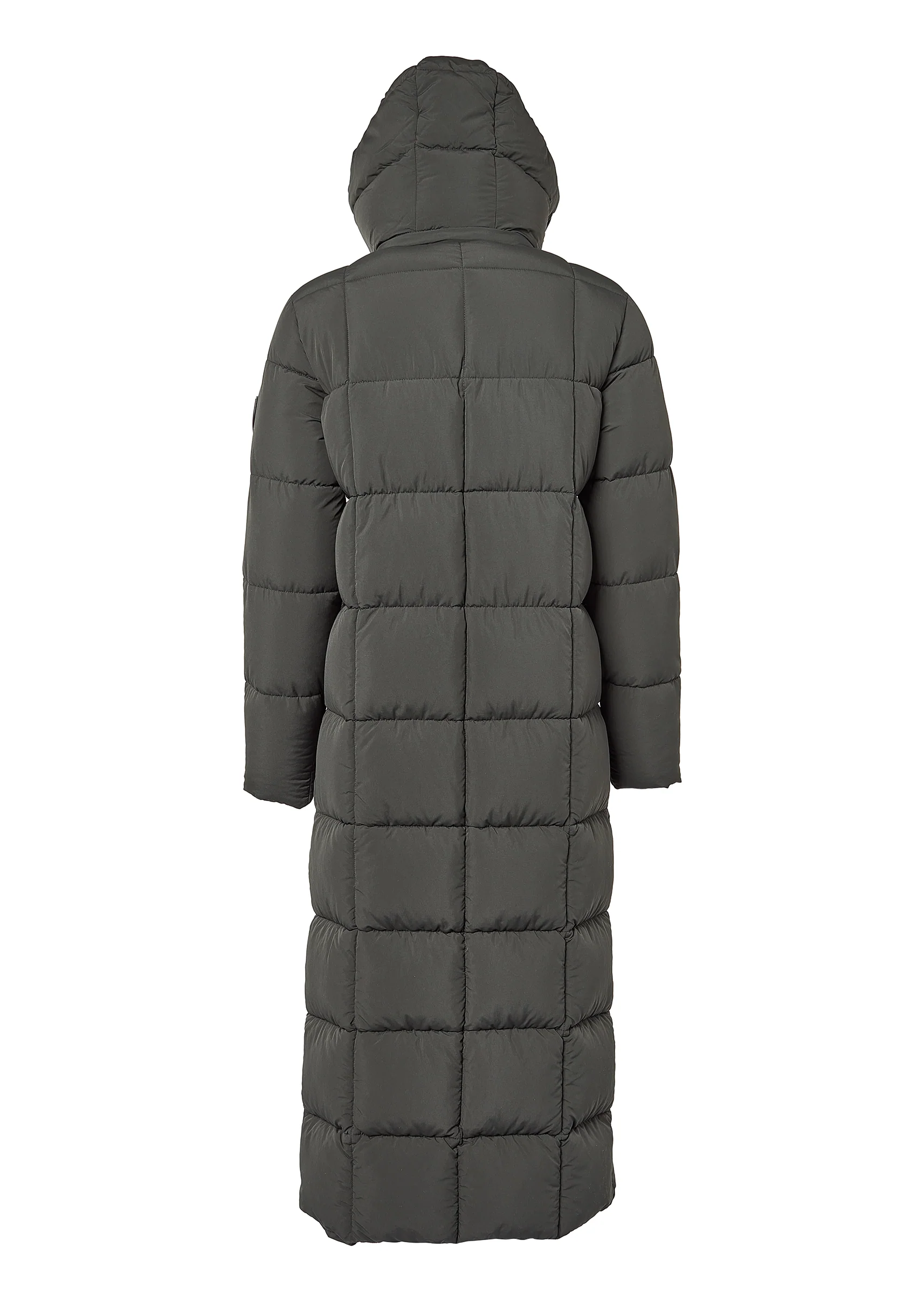 Carrington Longline Coat (Dark Olive) - Image 8