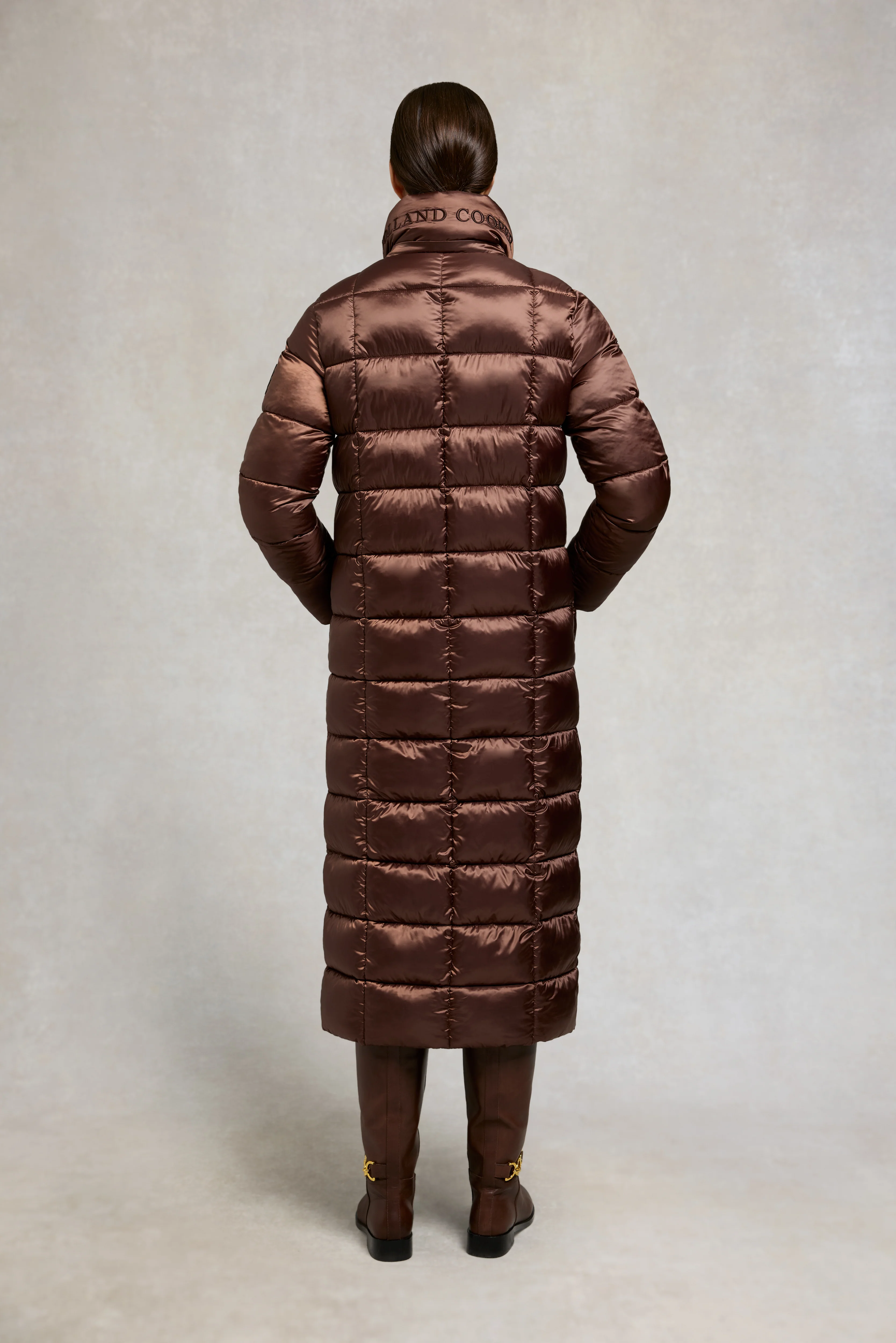 Carrington Longline Coat (Walnut) - Image 5