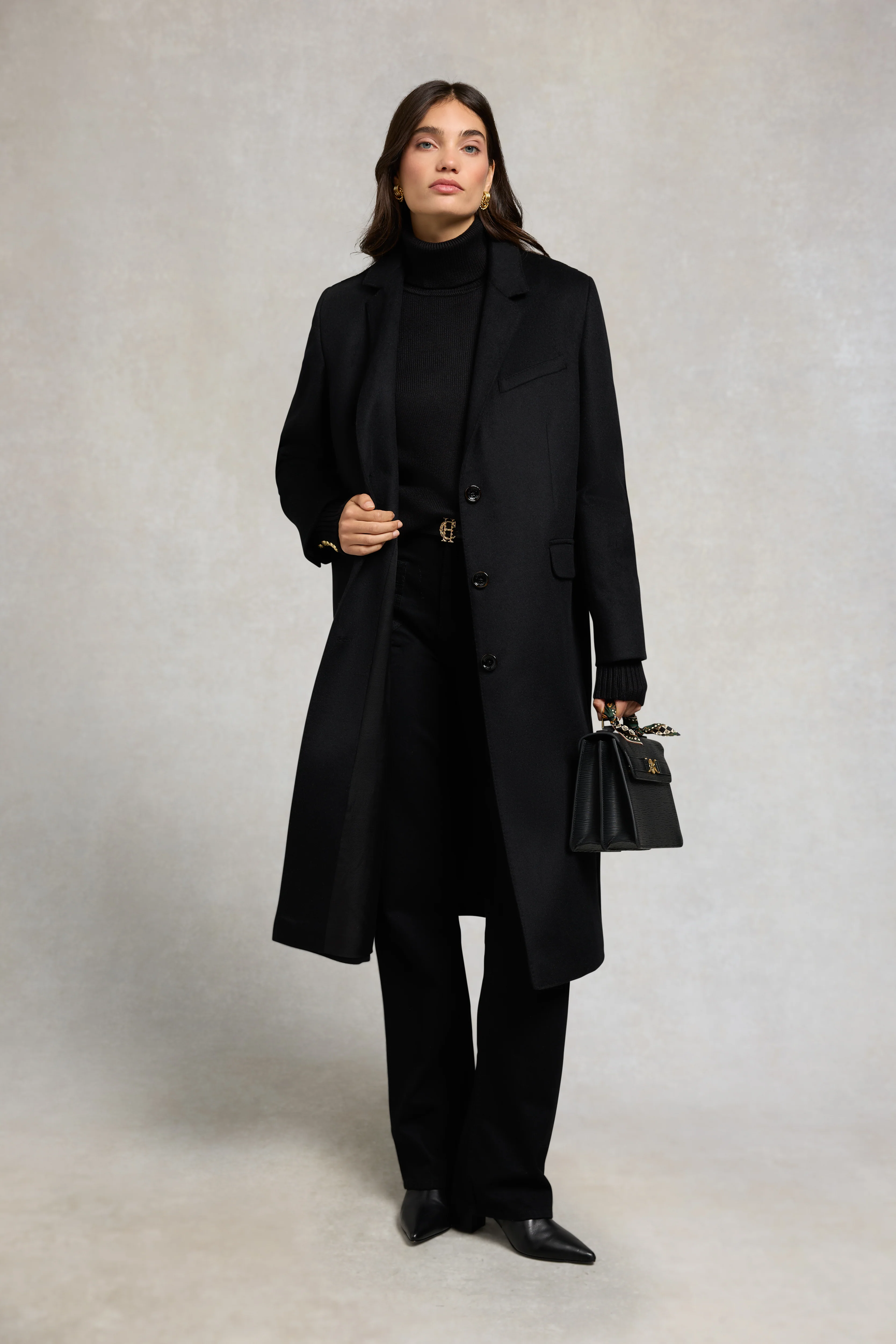 Chamonix Roll Neck Knit (Black) - Image 3