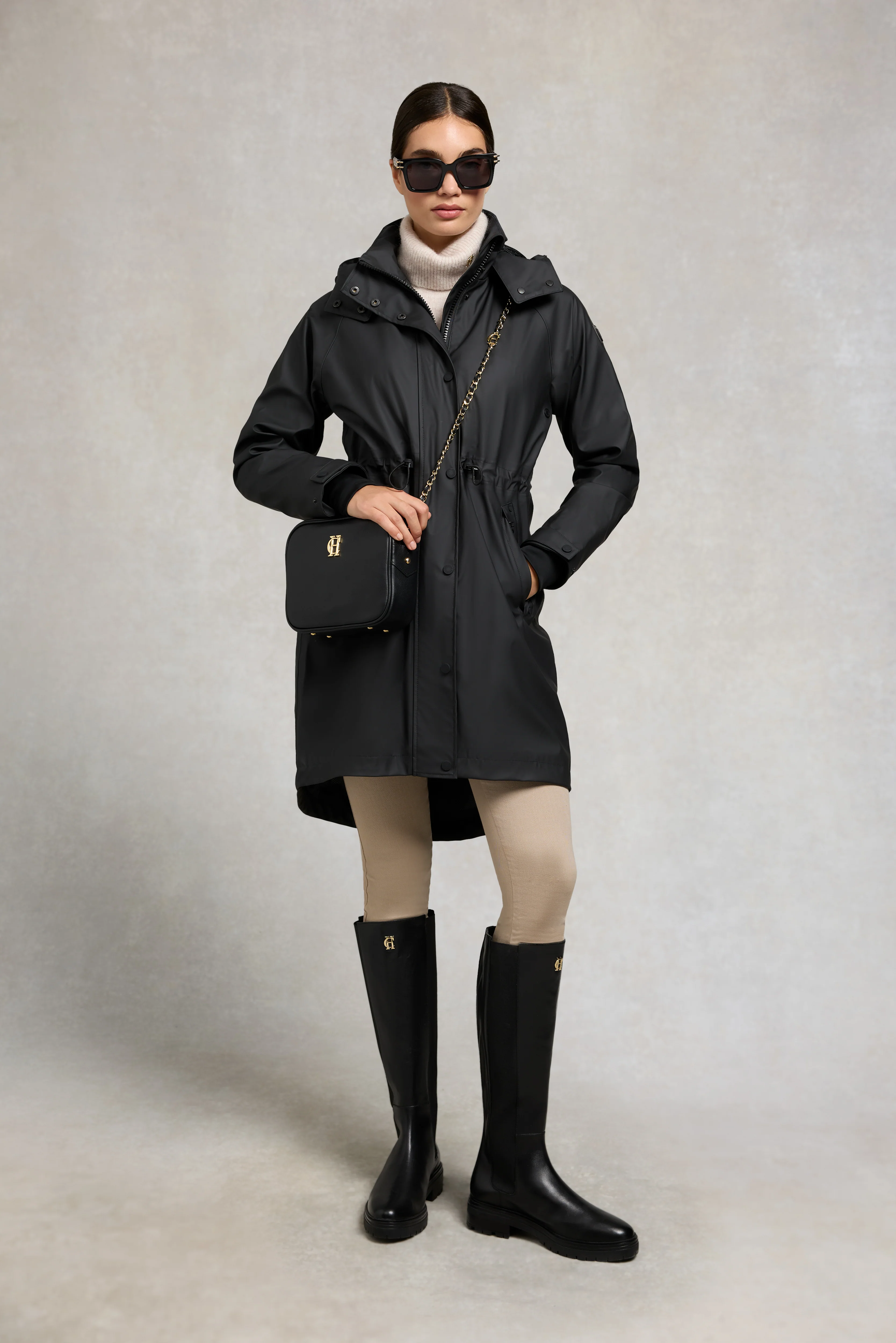Chartwell Rain Parka (Black) - Image 7