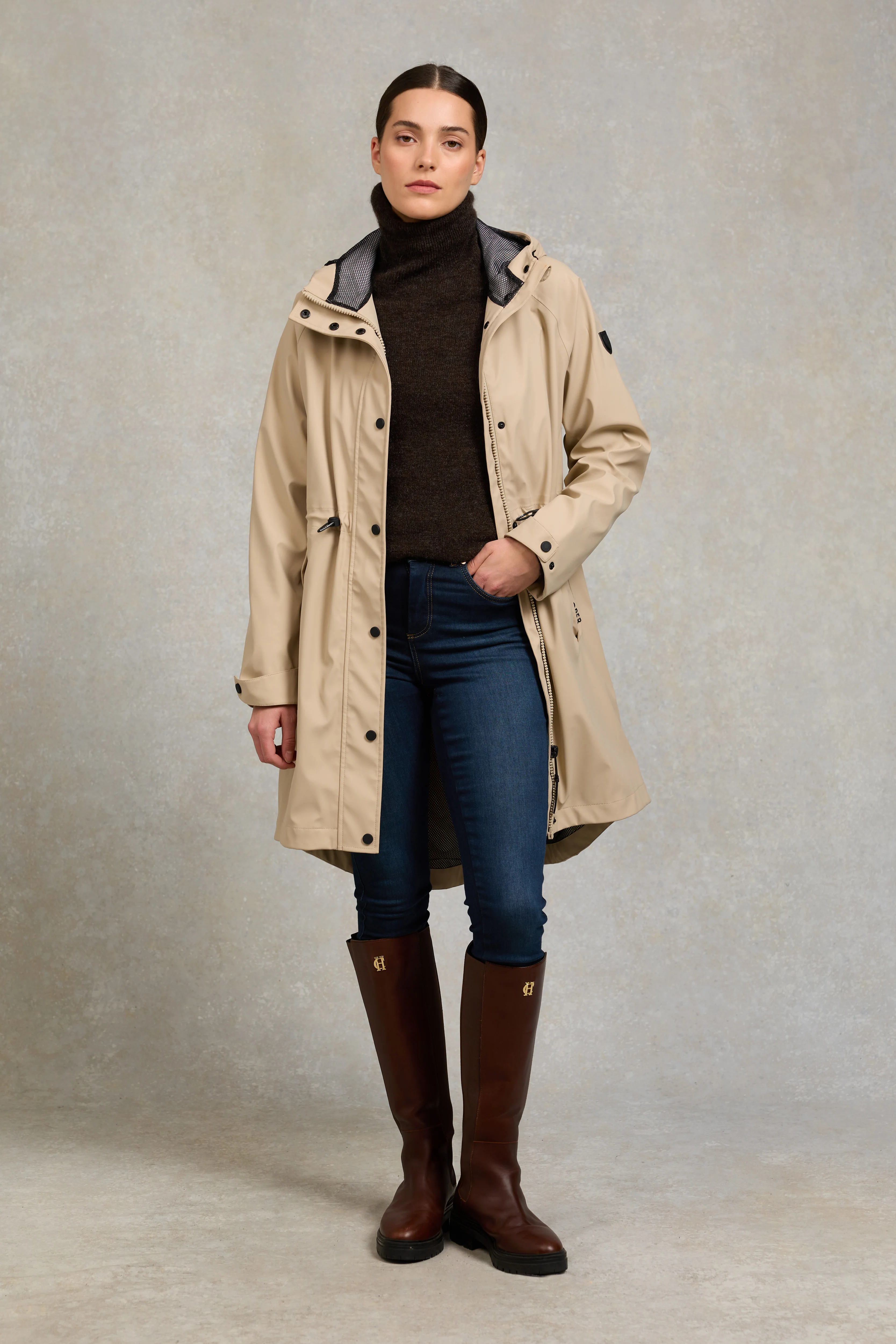 Chartwell Rain Parka (Stone) - Image 3