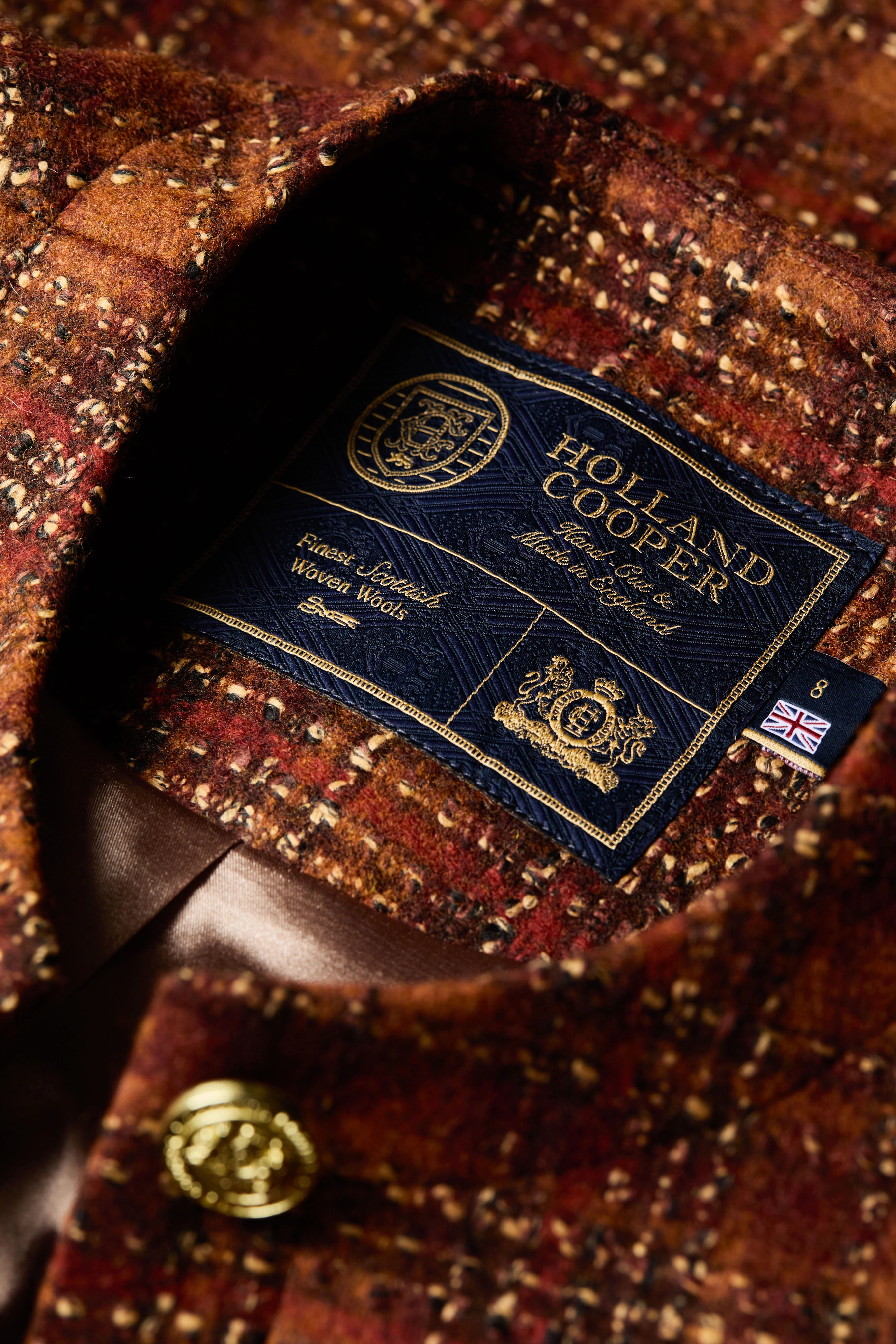 Chelsea Jacket (Amber Tweed) - Image 9