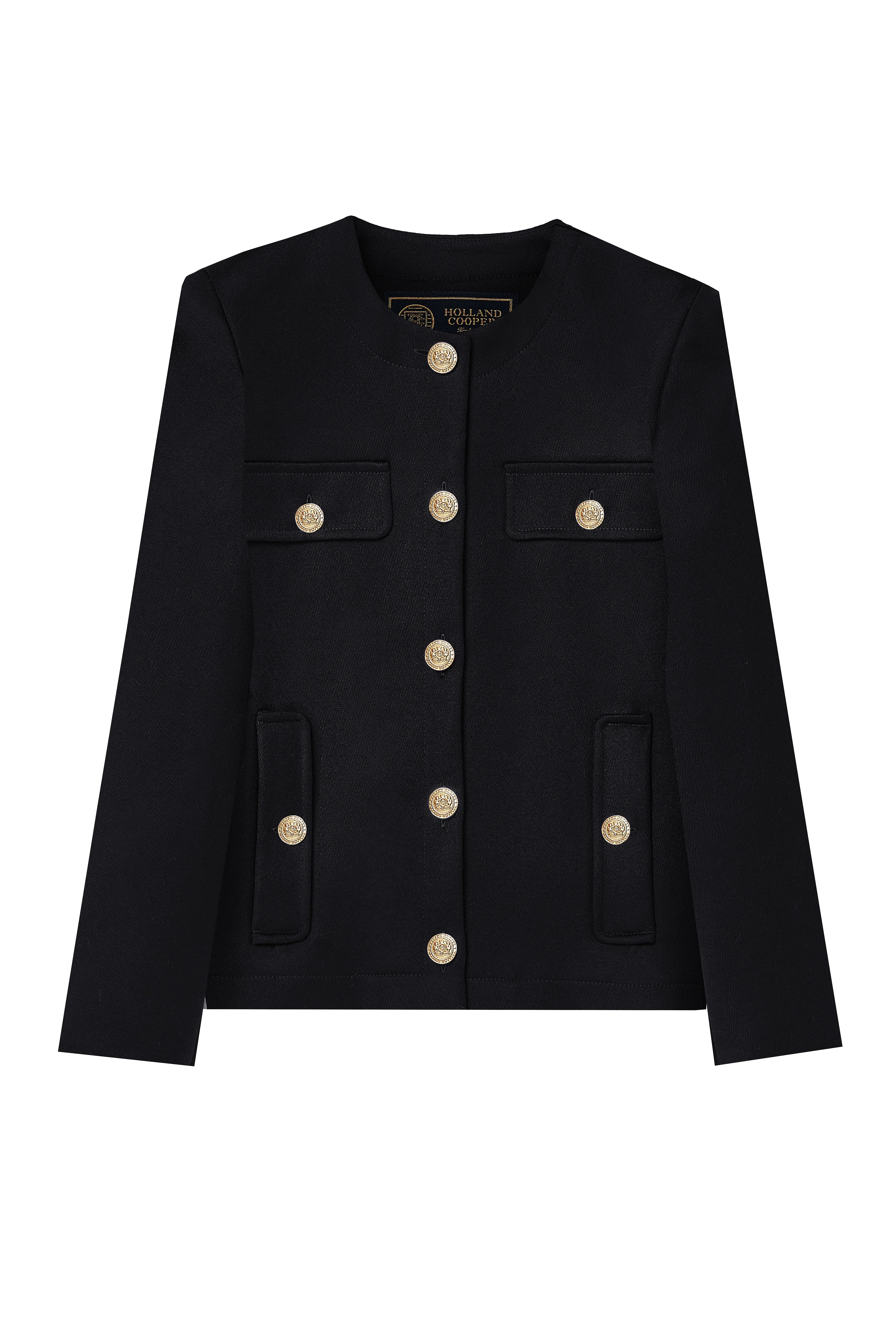 Chelsea Jacket (Black Twill) - Image 8